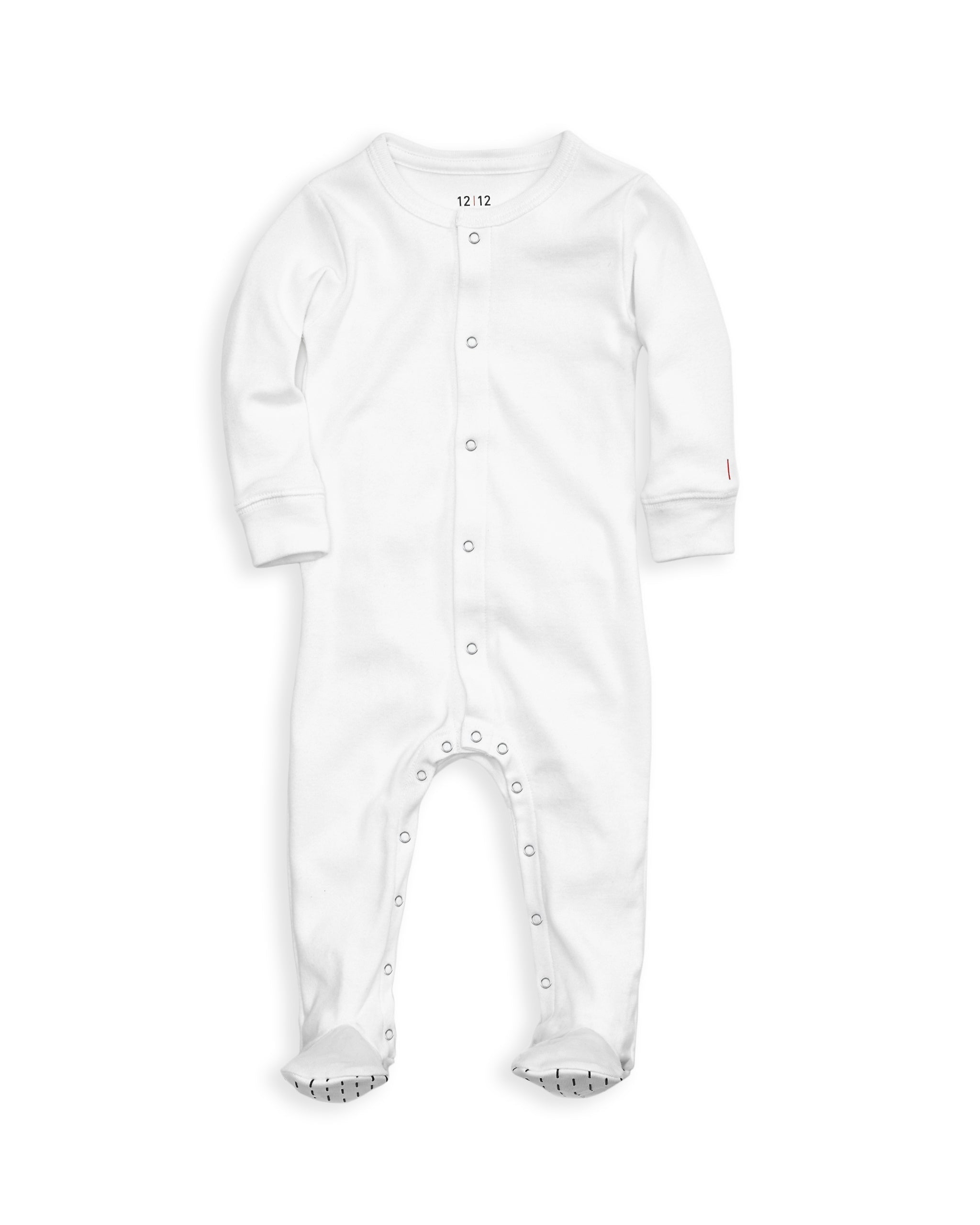 The Organic Snap Footie [White]