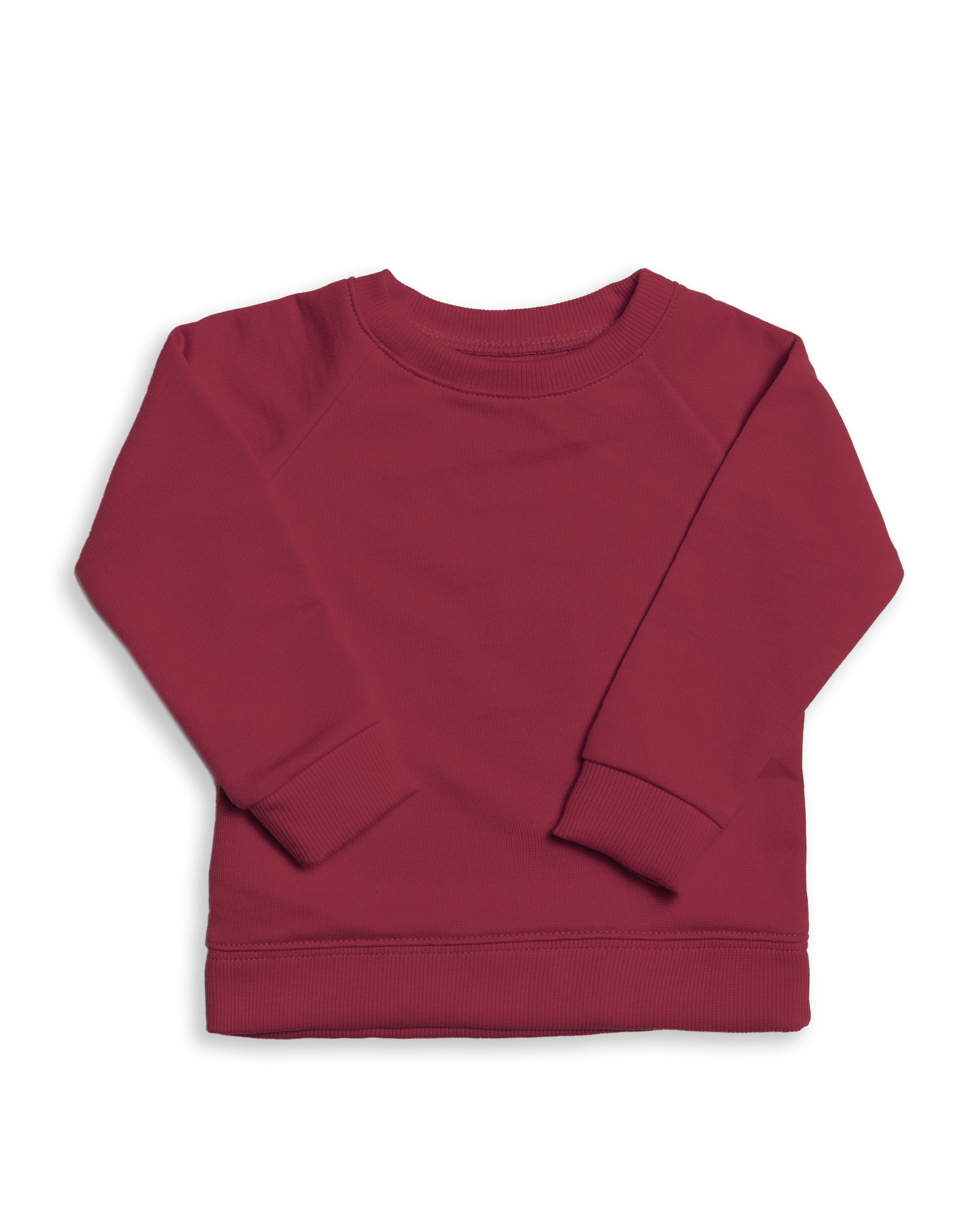 The Organic Pullover Sweatshirt [Cranberry]