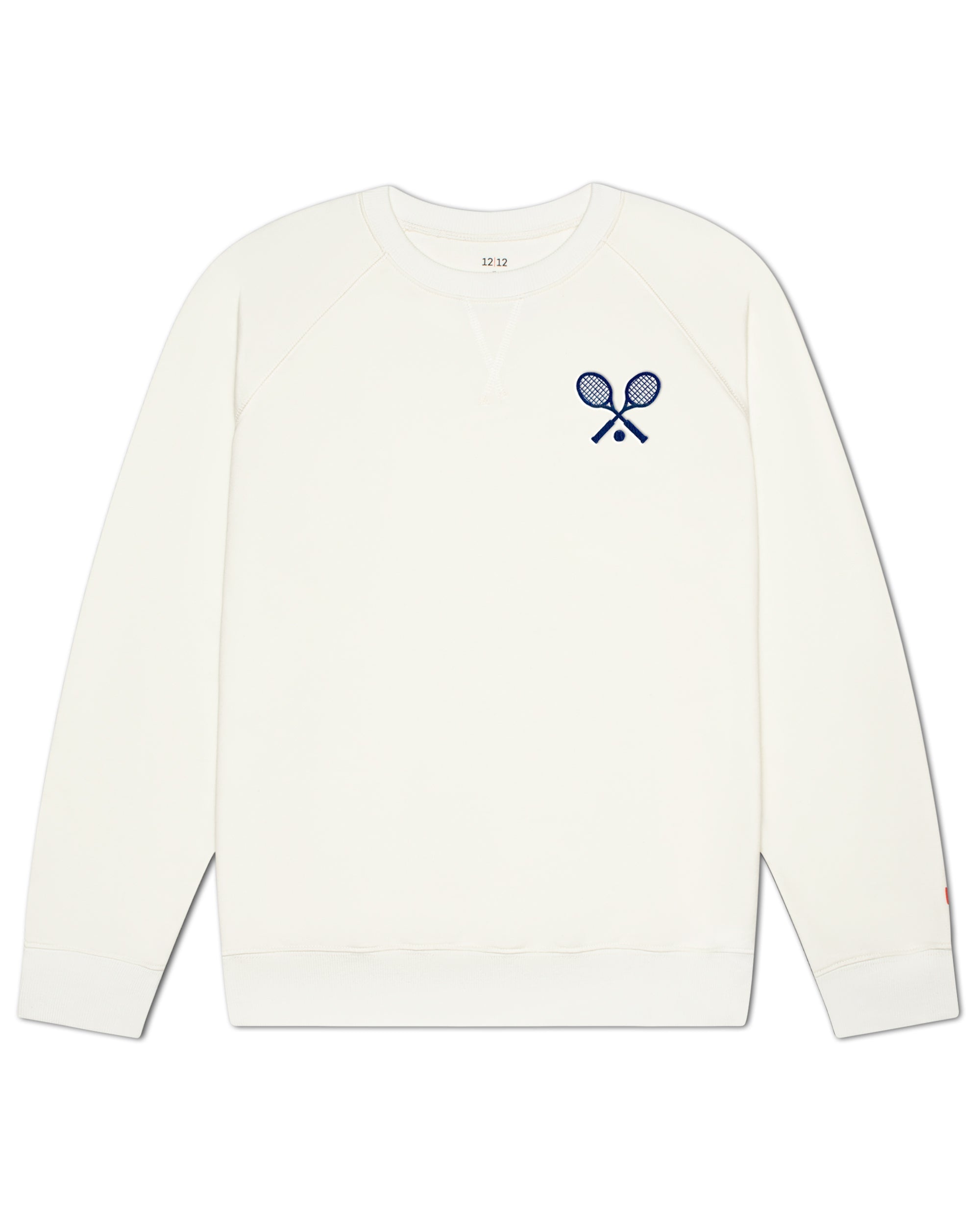 Women s Organic Pullover Sweatshirt Tennis Cream