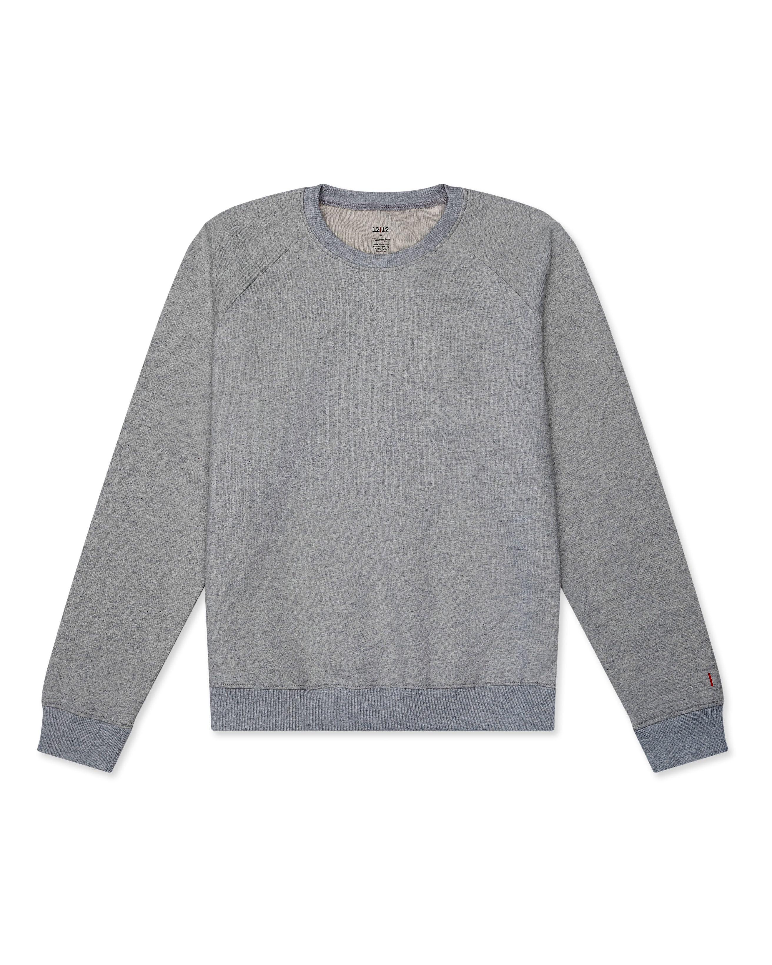 Women's Organic Pullover Sweatshirt [Heather Grey]