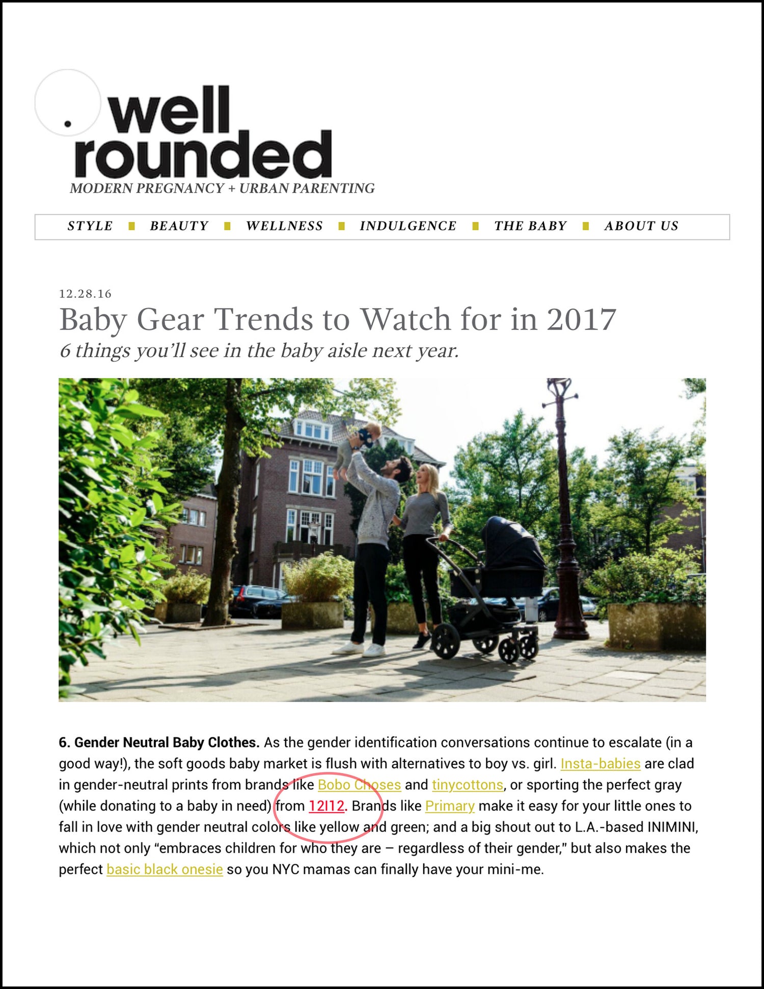 Well Rounded: 2017 Baby Trends