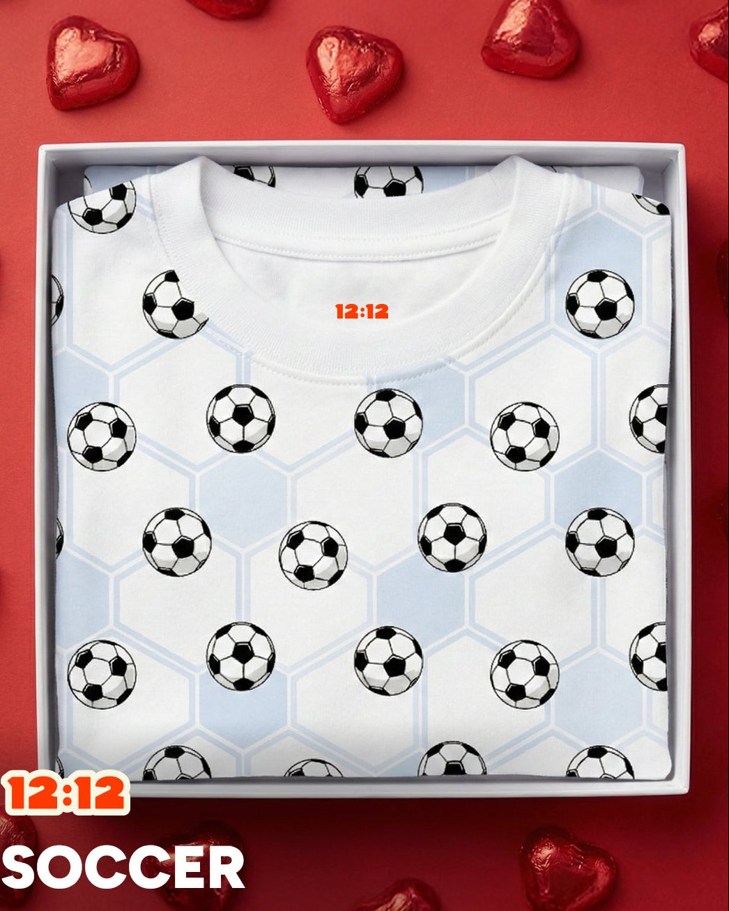 The Organic Long Sleeve Pajama Set [Soccer]