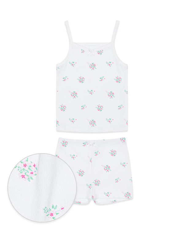 The Organic Cami and Short Set [Ditsy Floral]