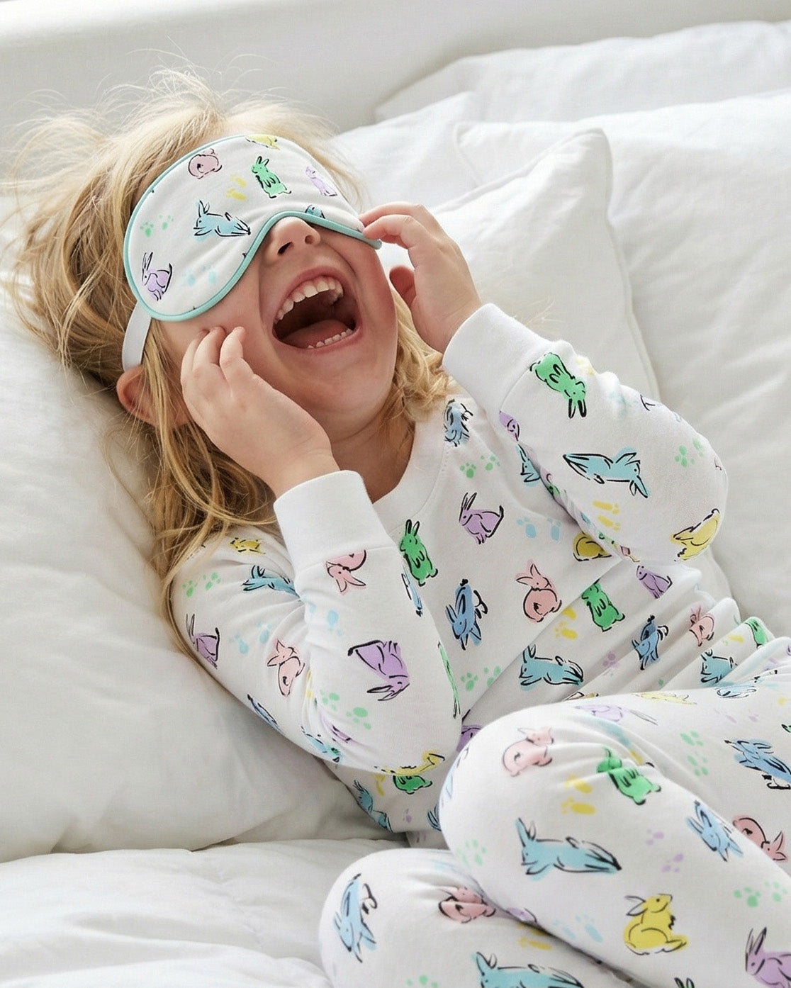 The Organic Sleep Mask [Bunny Hop]