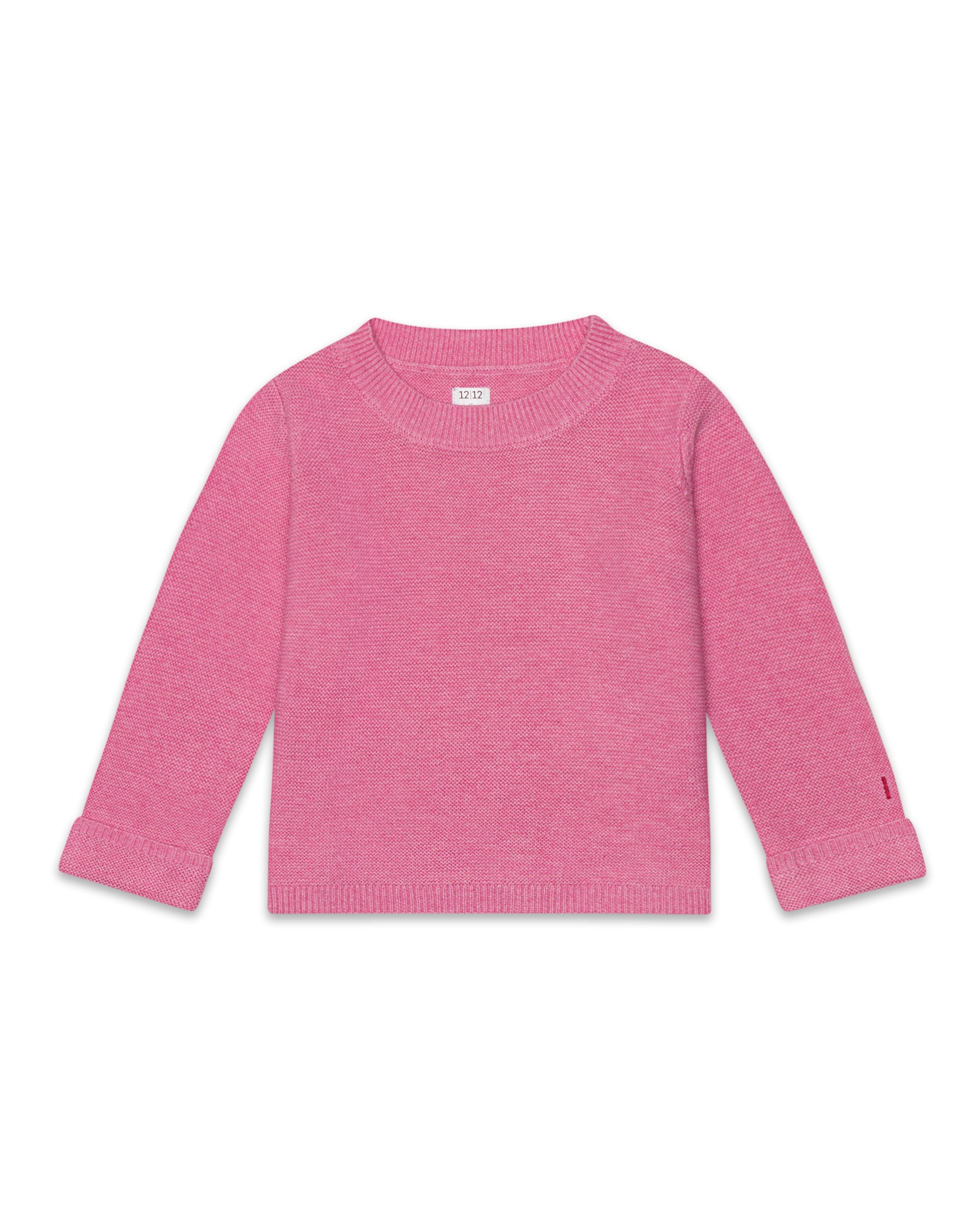 The Organic Garter Stitch Sweater [Malibu Pink]