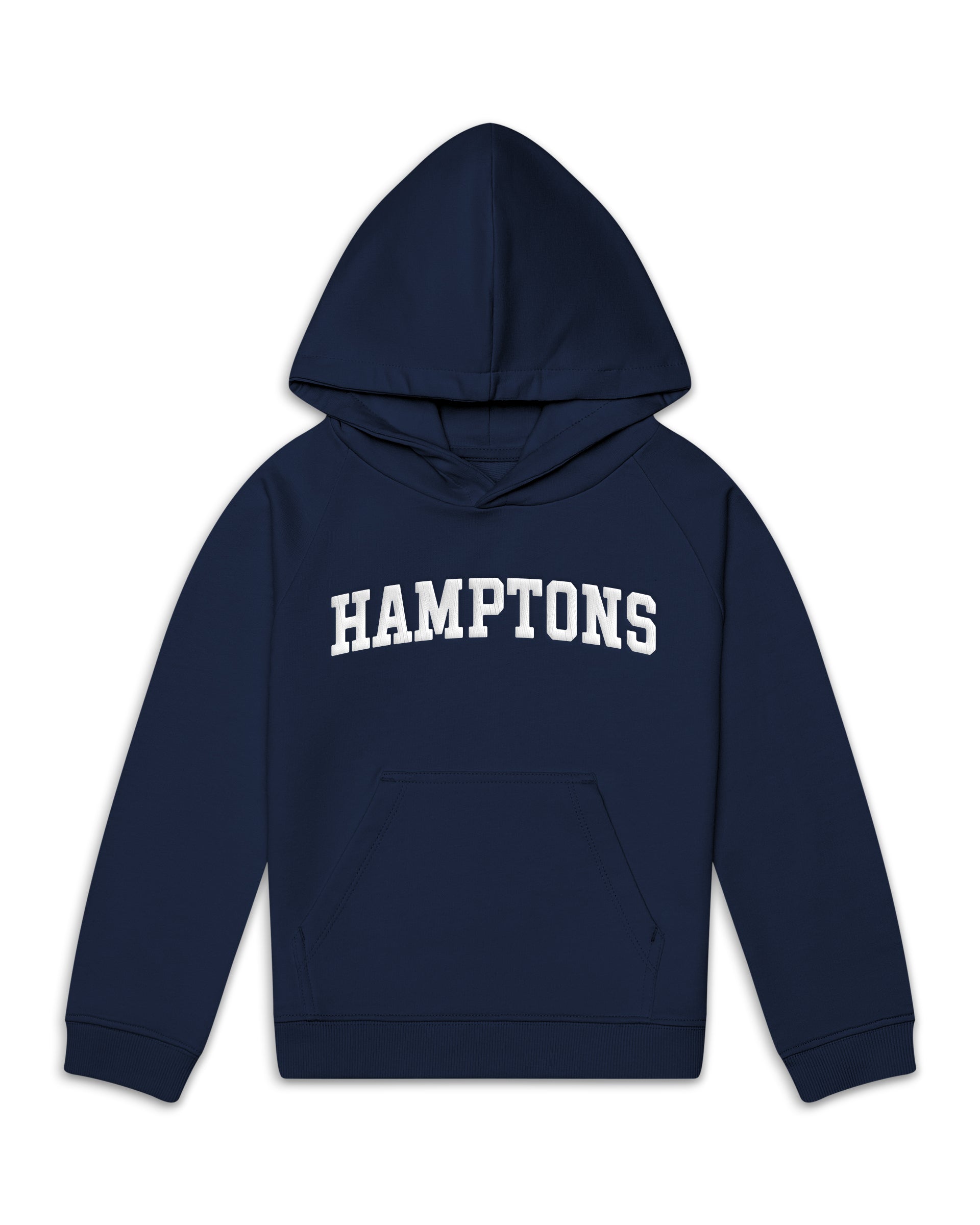 The Organic Embroidered Hoodie Sweatshirt [Navy Hamptons]