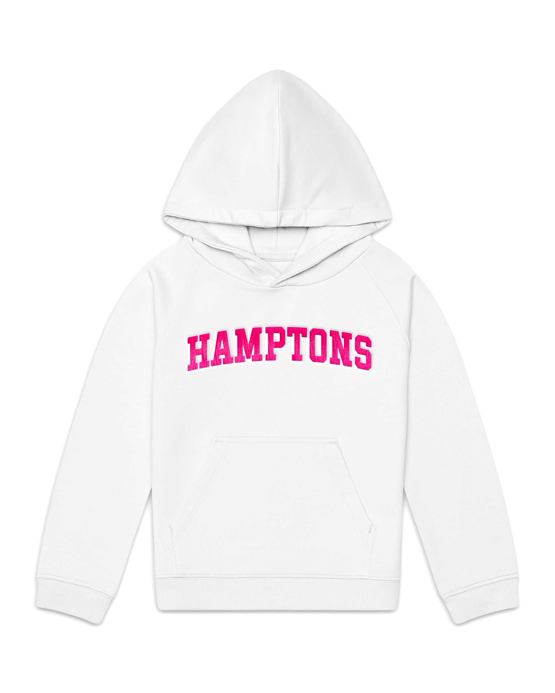 The Organic Embroidered Hoodie Sweatshirt [White Hamptons]