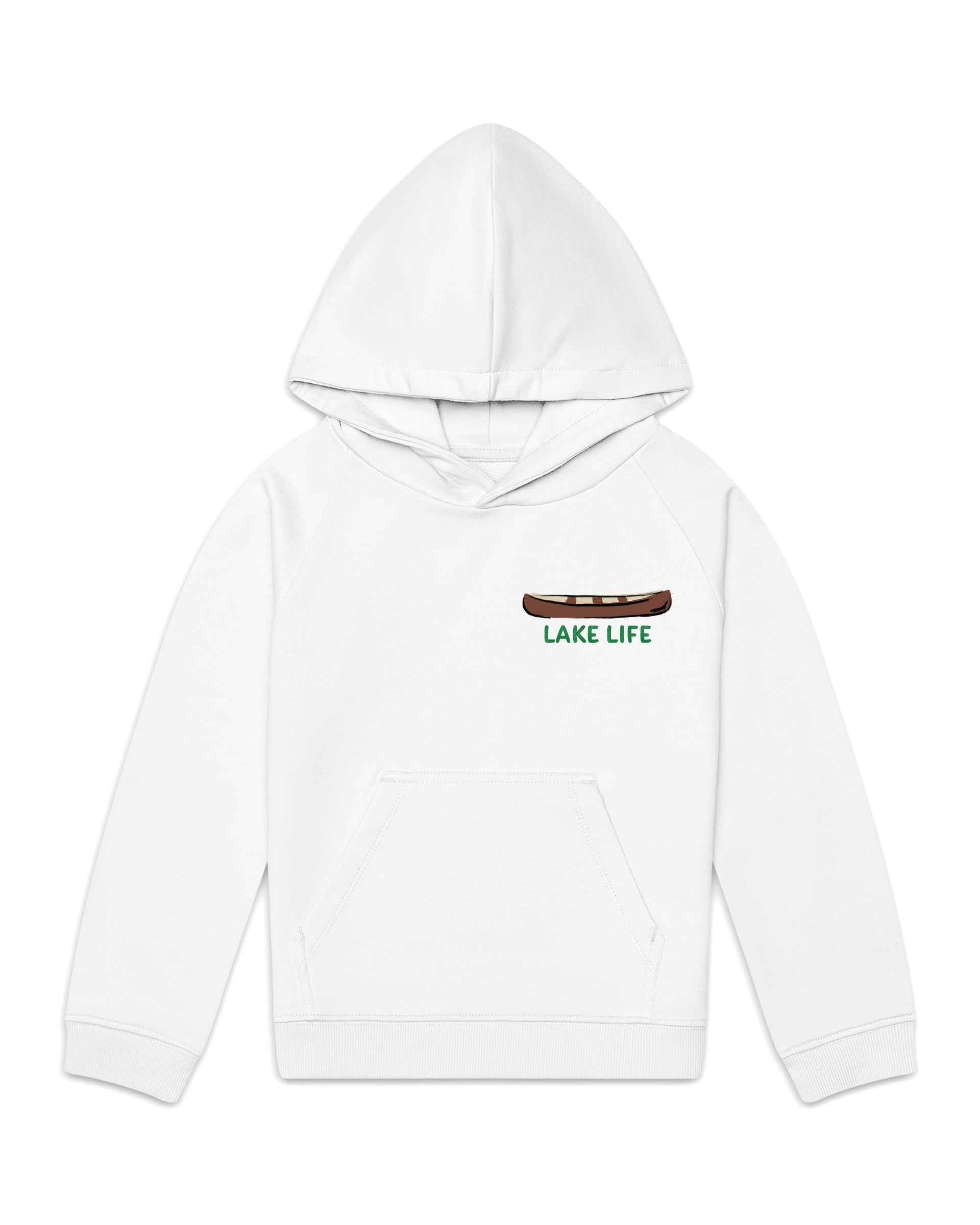 The Organic Hoodie Sweatshirt Graphic Print [White Lake Life]
