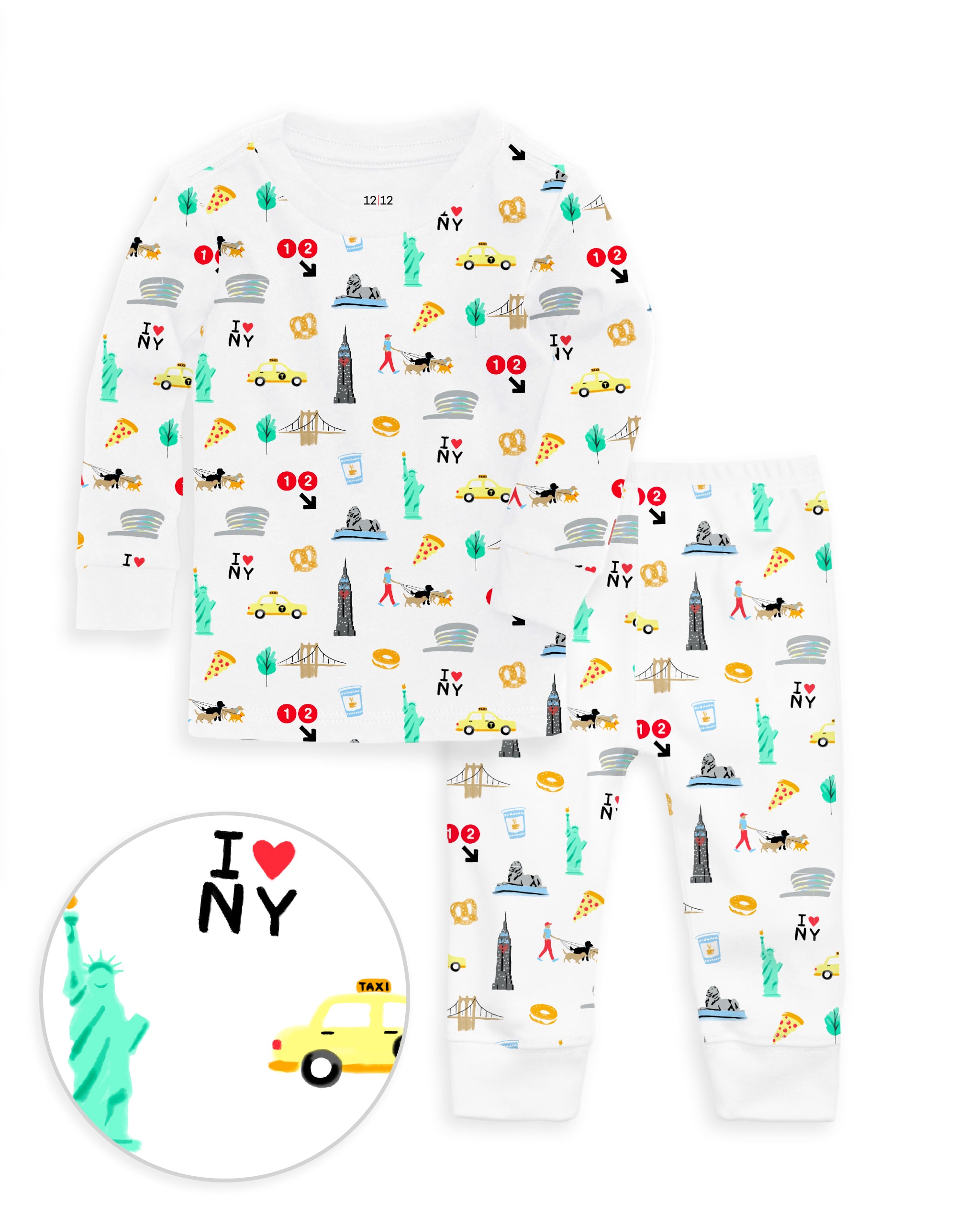 The Organic Long Sleeve Pajama Set [New York City]