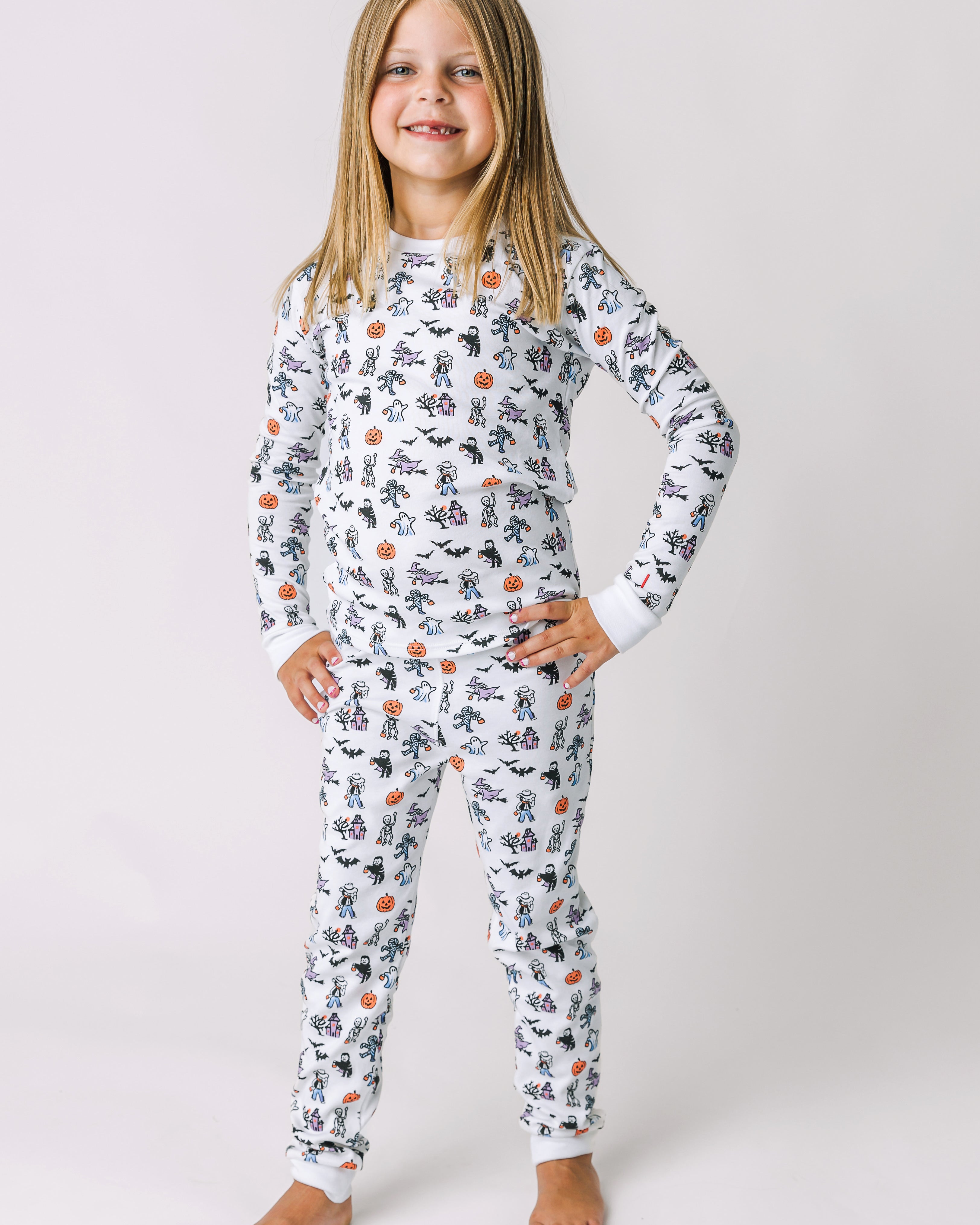 The Organic Long Sleeve Pajama Set [Boo Crew]