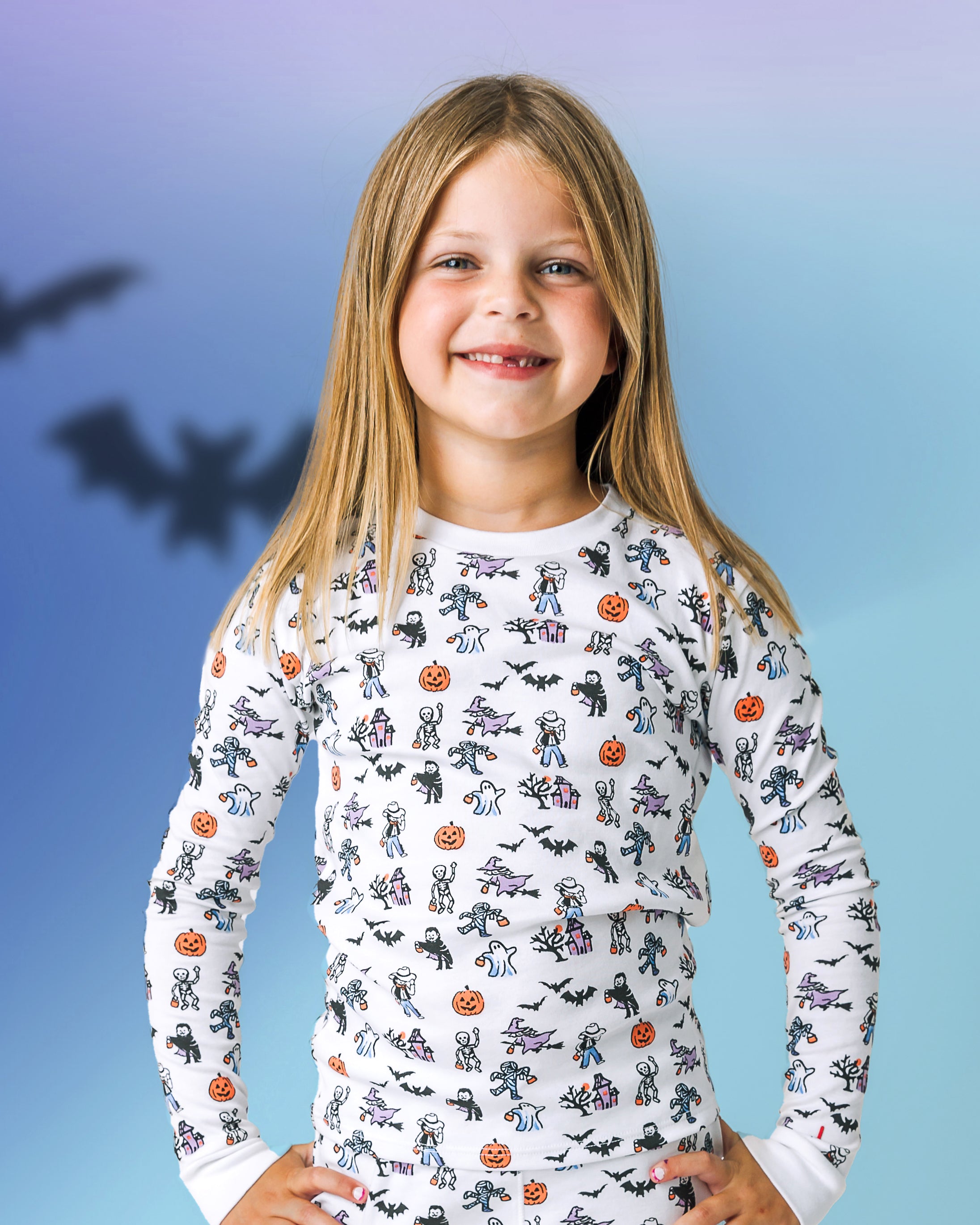 The Organic Long Sleeve Pajama Set [Boo Crew]