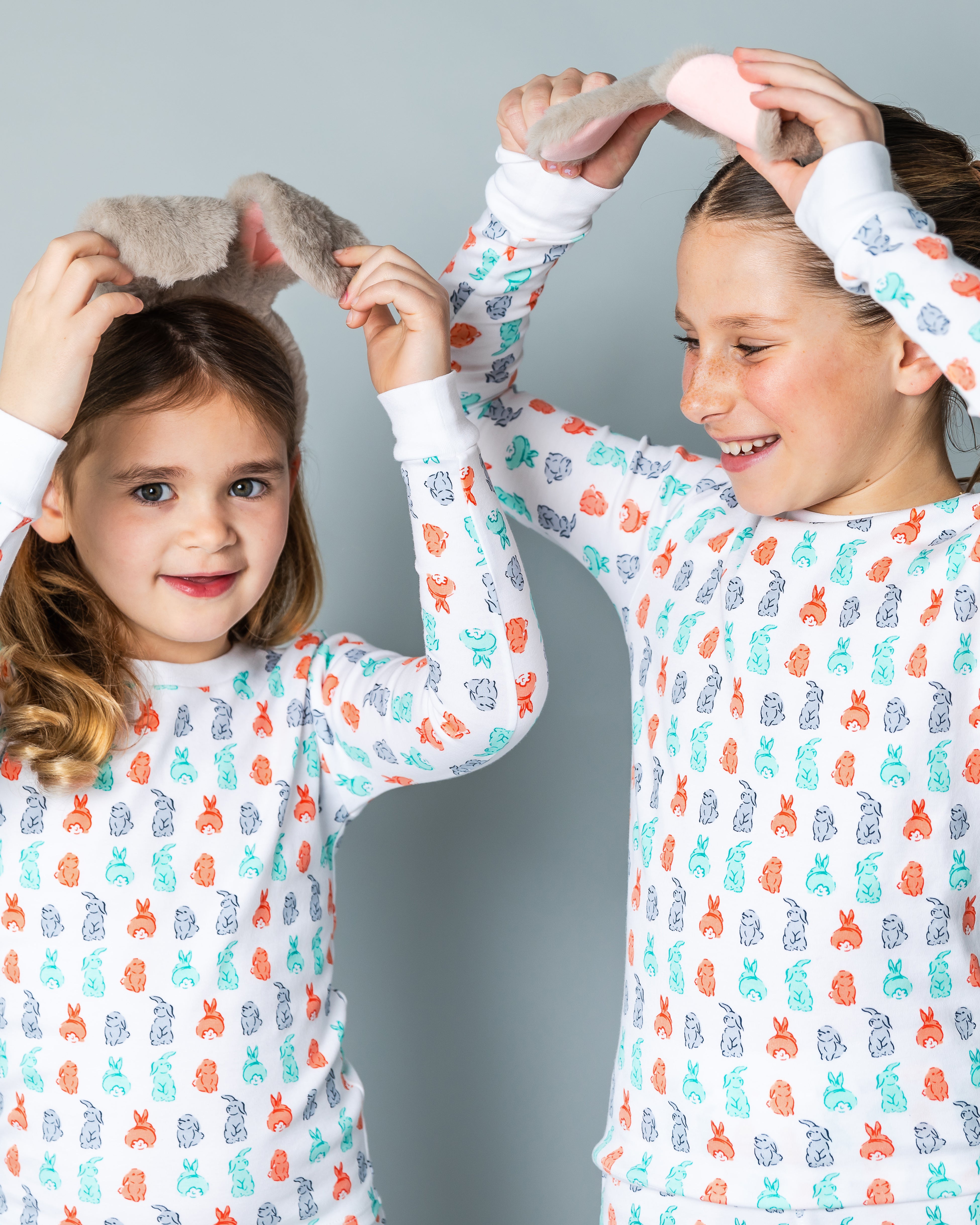 The Organic Long Sleeve Pajama Set [Bunny Tails]
