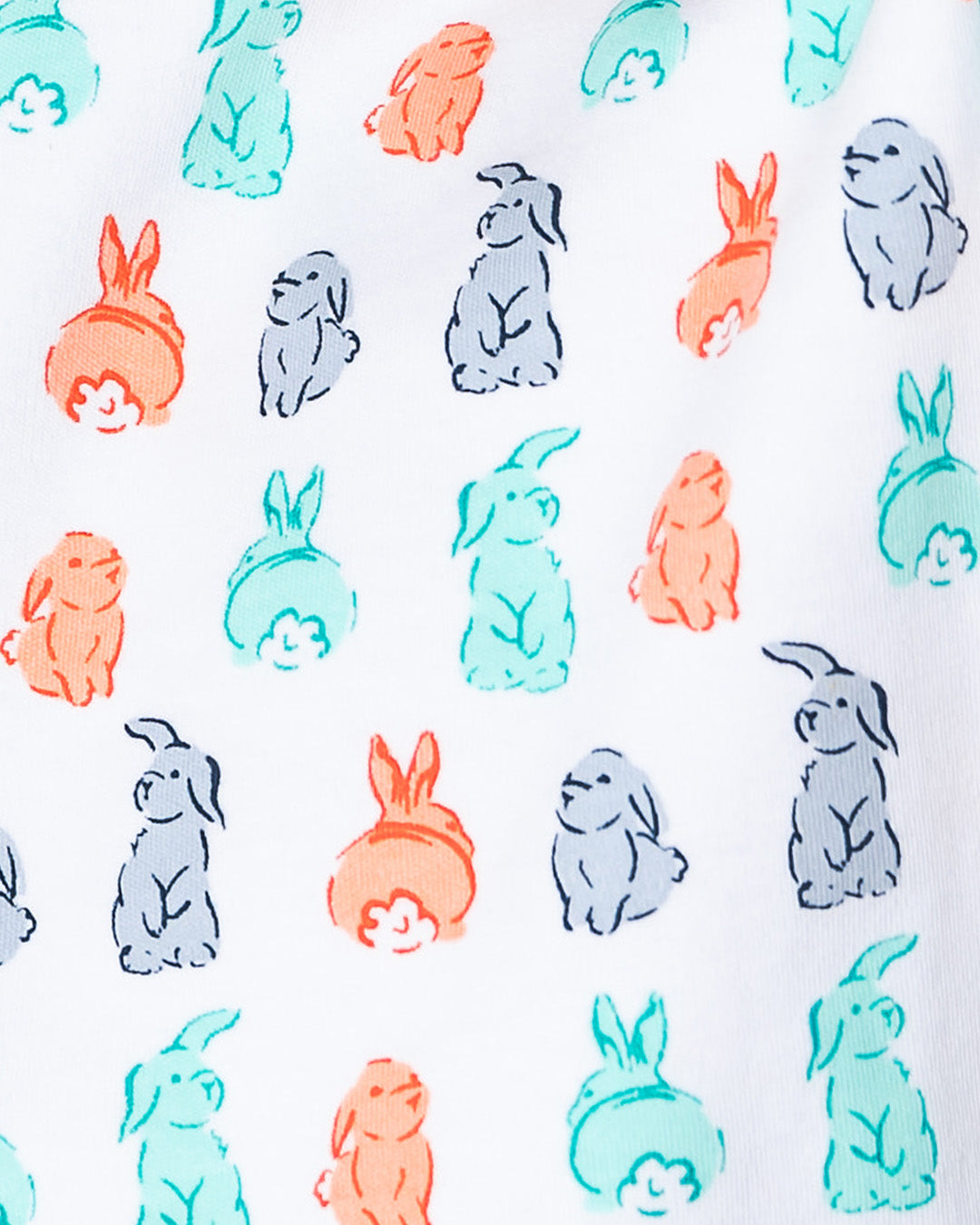 The Organic Long Sleeve Pajama Set [Bunny Tails]