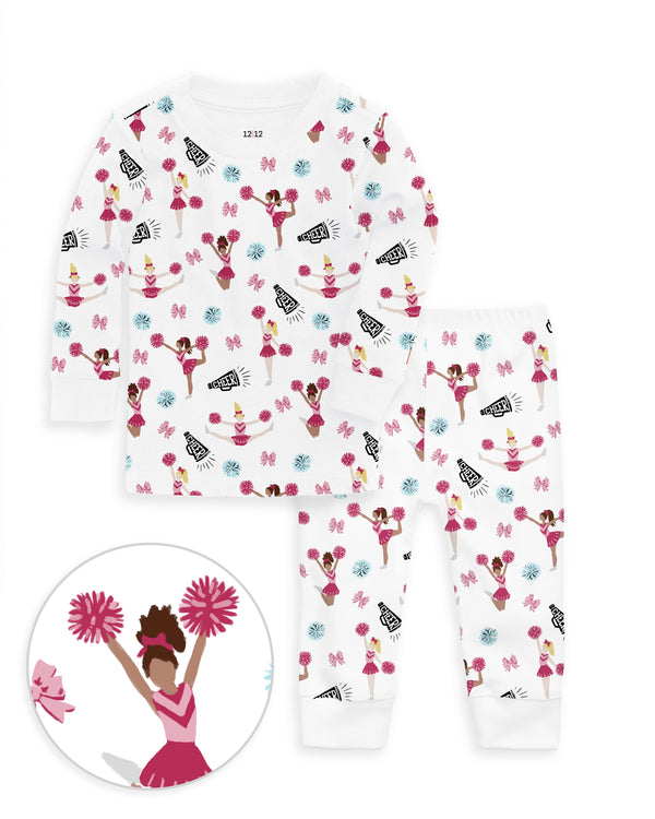 The Organic Long Sleeve Pajama Set [Cheer]
