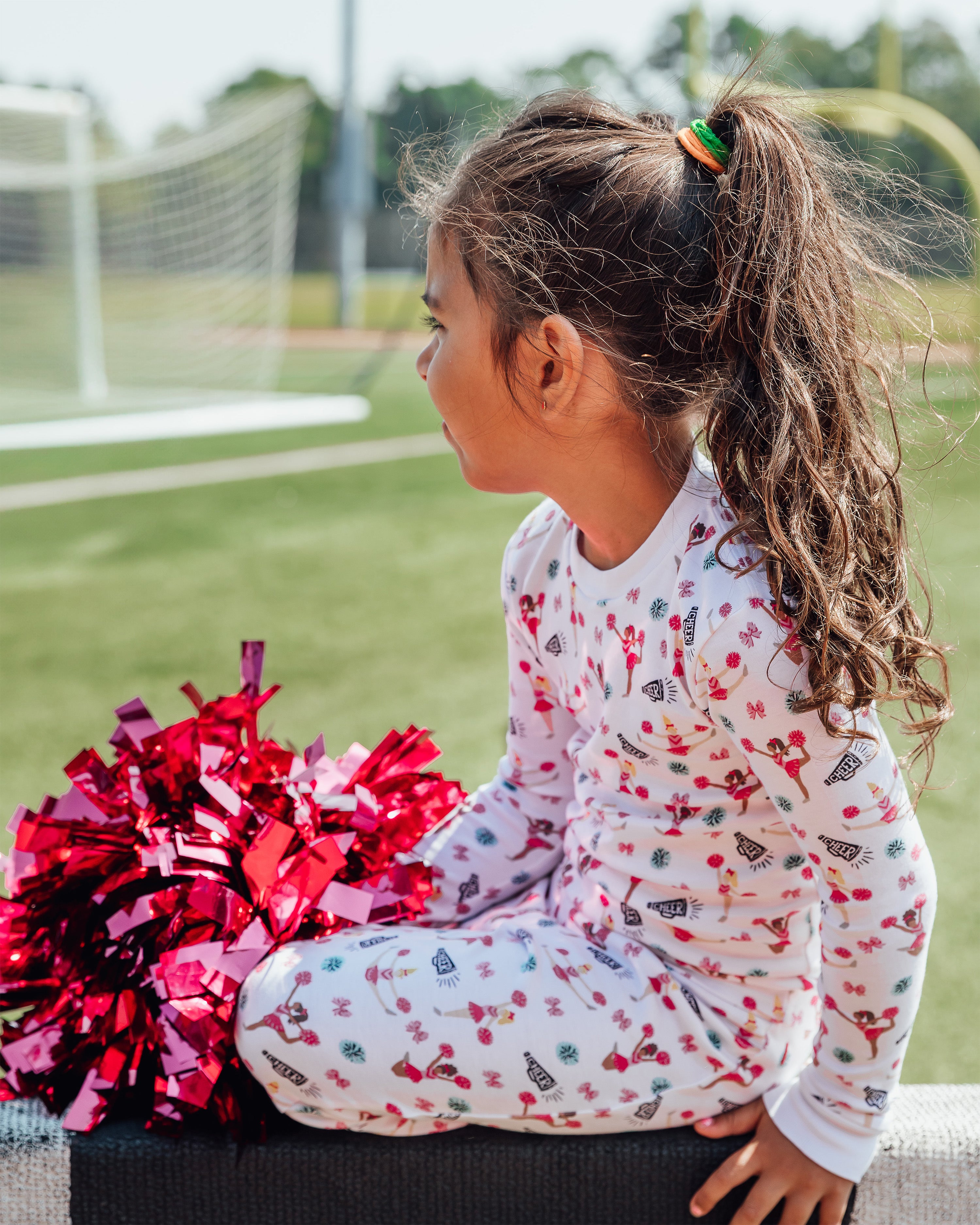 The Organic Long Sleeve Pajama Set [Cheer]