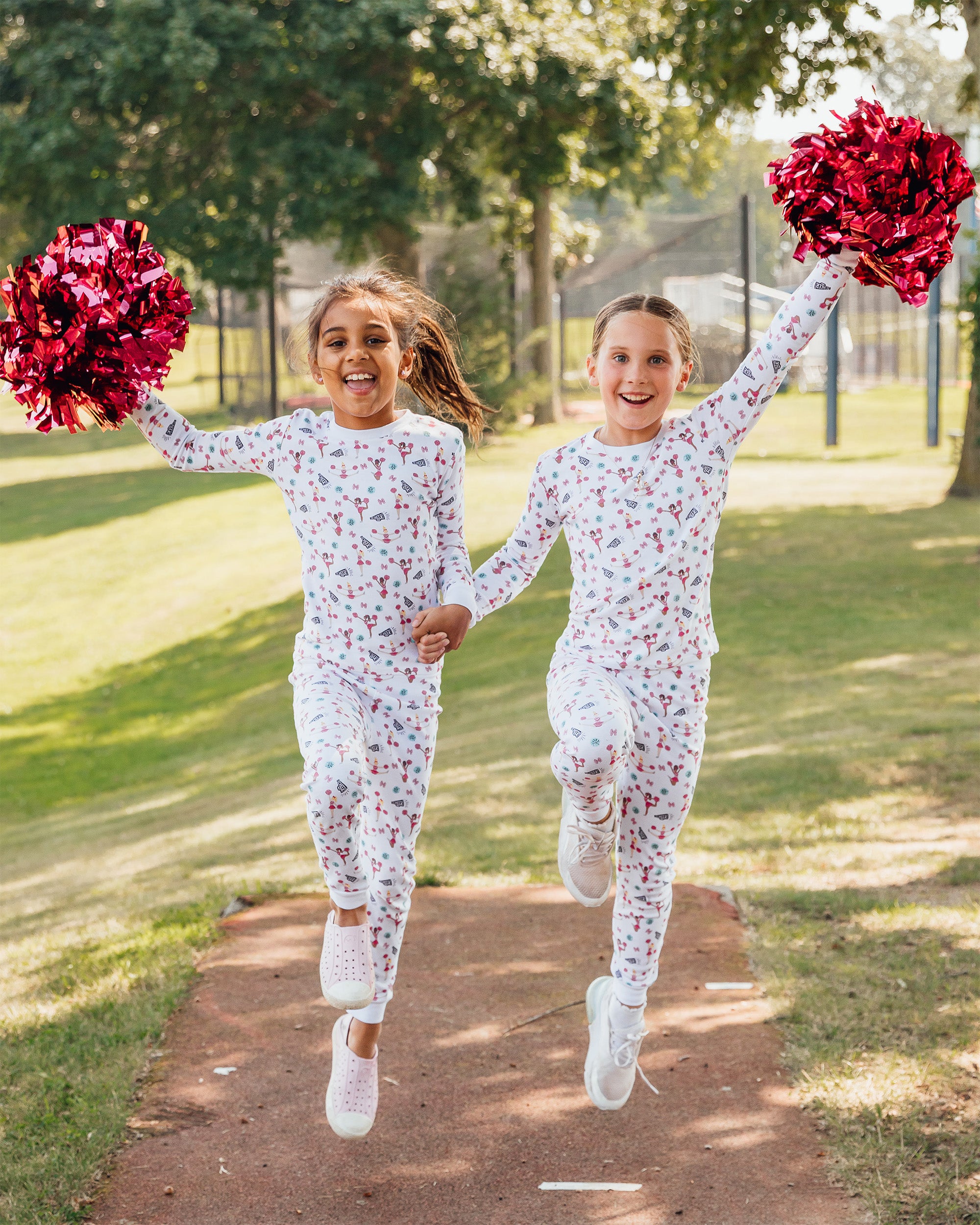 The Organic Long Sleeve Pajama Set [Cheer]