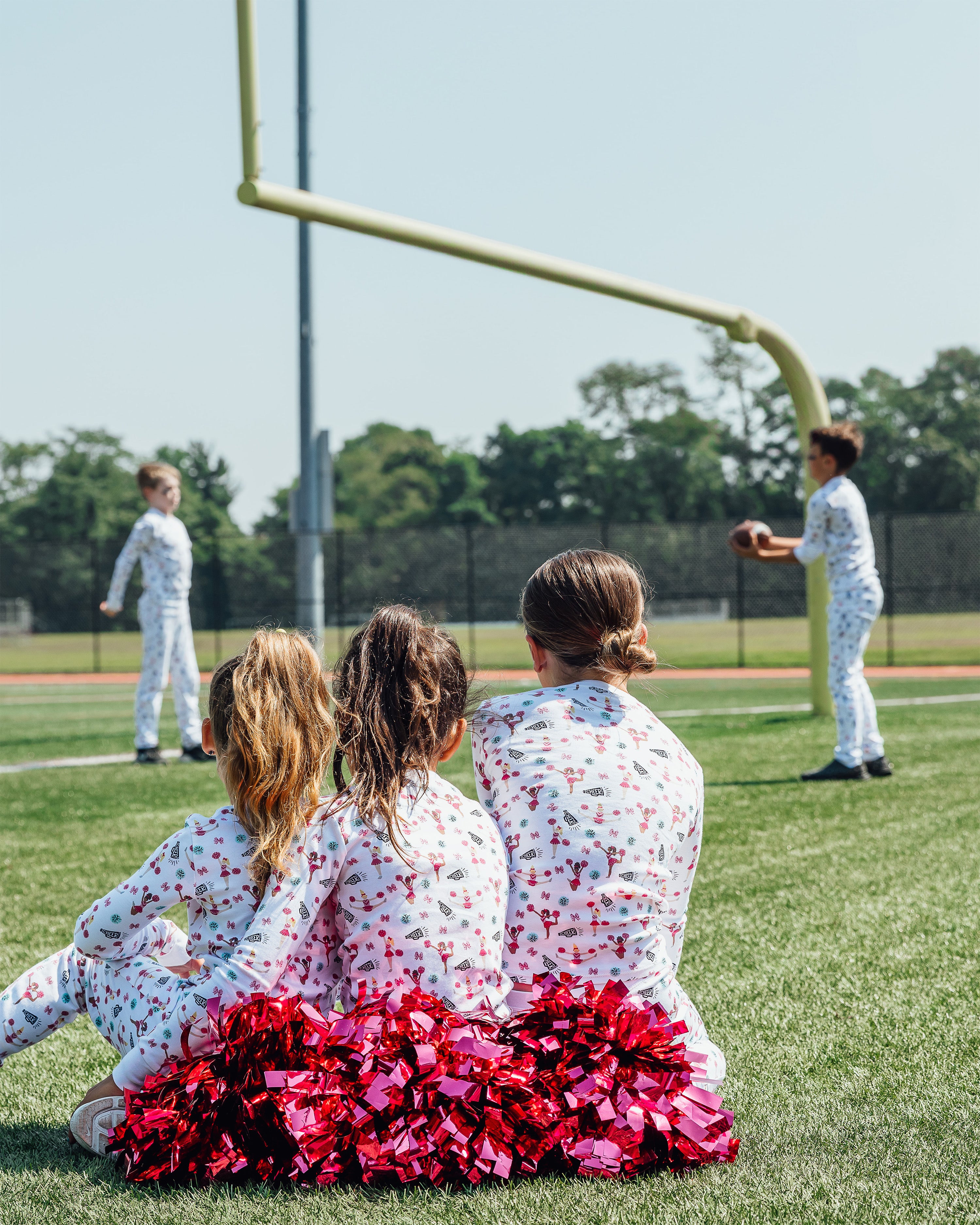 The Organic Long Sleeve Pajama Set [Cheer]