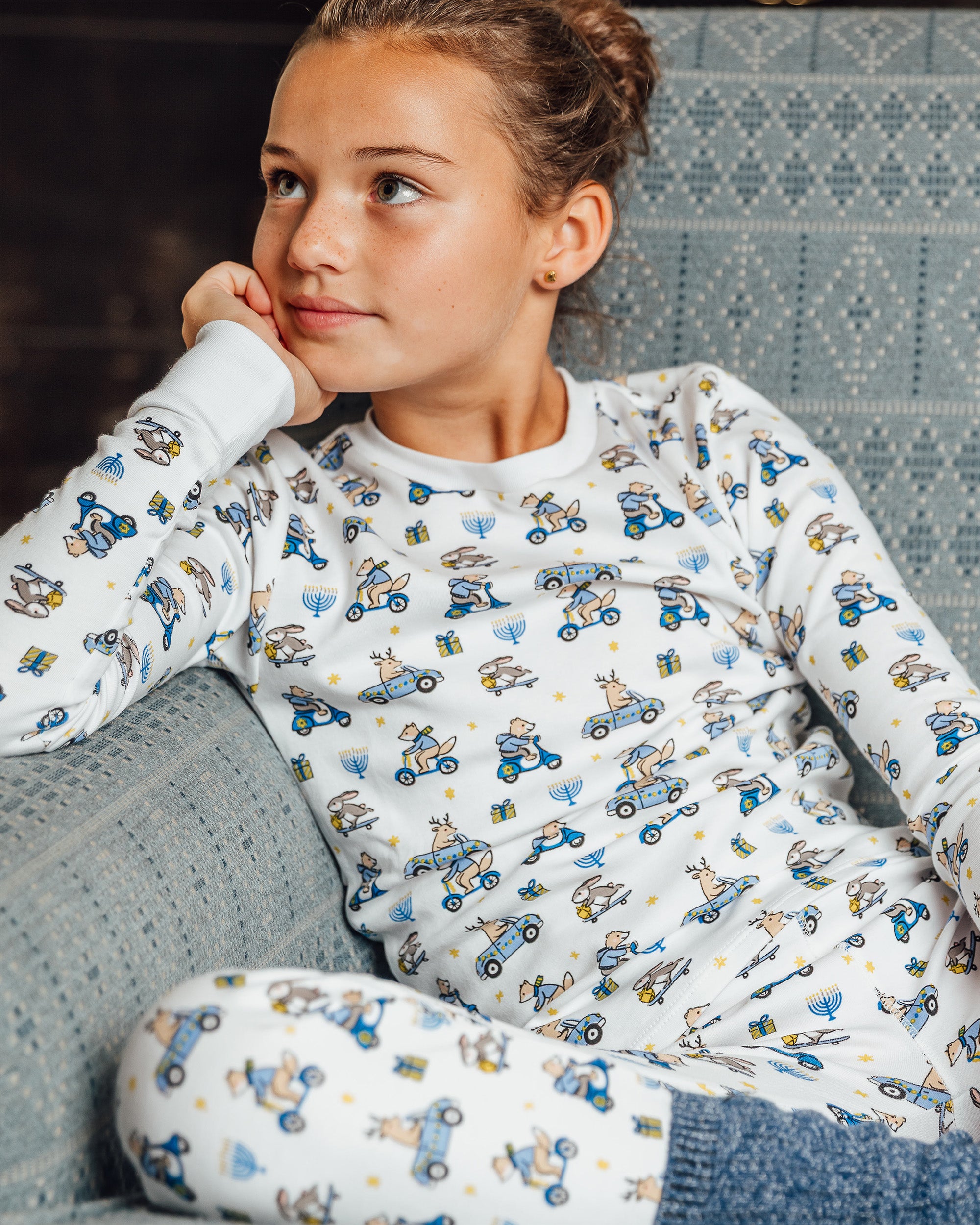 The Organic Long Sleeve Pajama Set [Hanukkah in a Hurry]