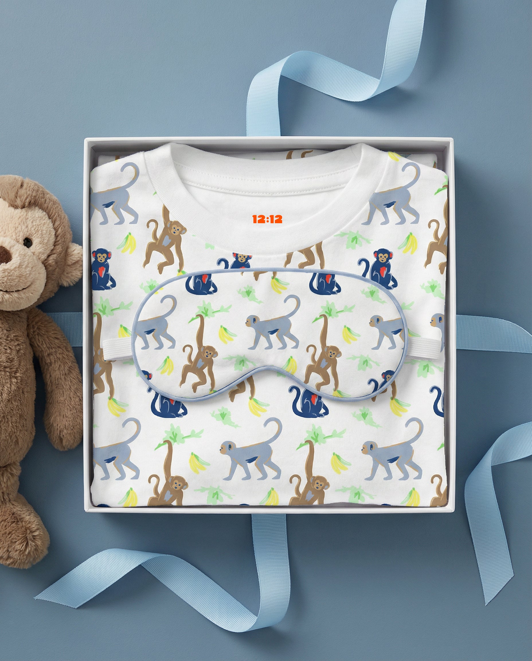 The Organic Long Sleeve Pajama Set [Monkeying Around]