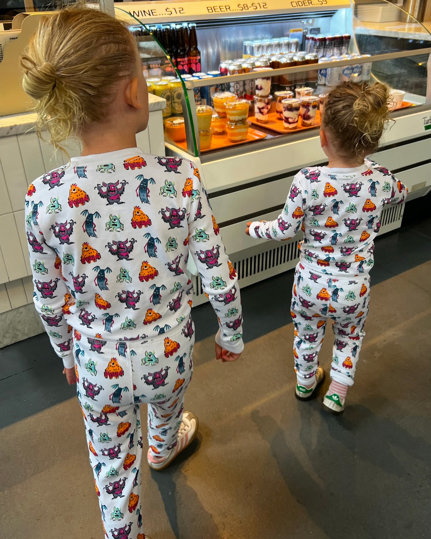 The Organic Long Sleeve Pajama Set [Monster Mash]
