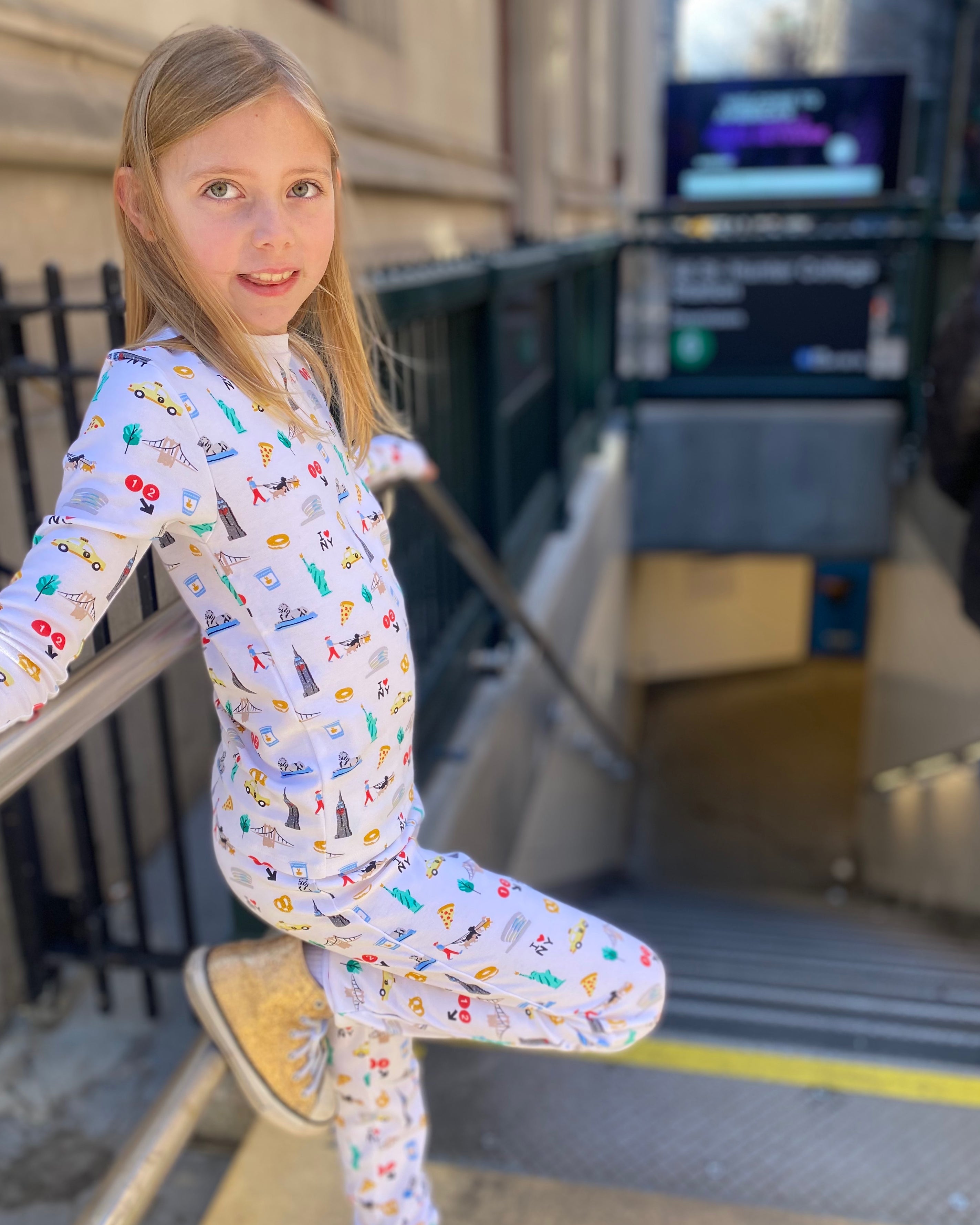 The Organic Long Sleeve Pajama Set [New York City]