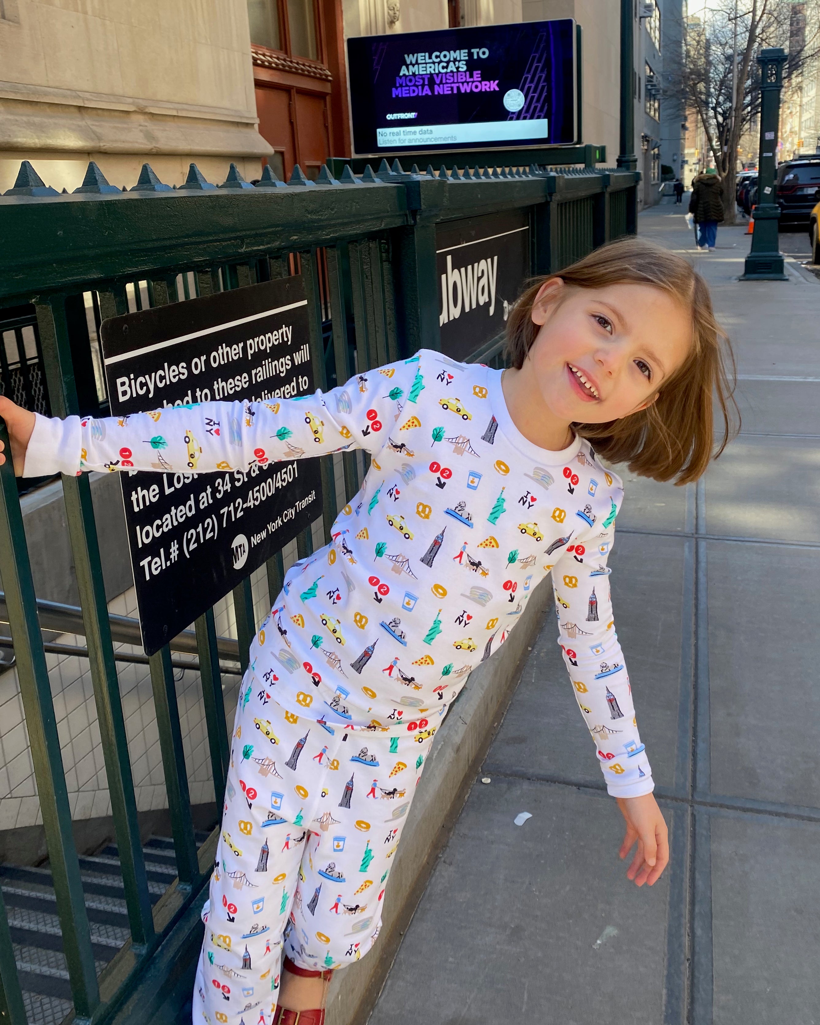The Organic Long Sleeve Pajama Set [New York City]