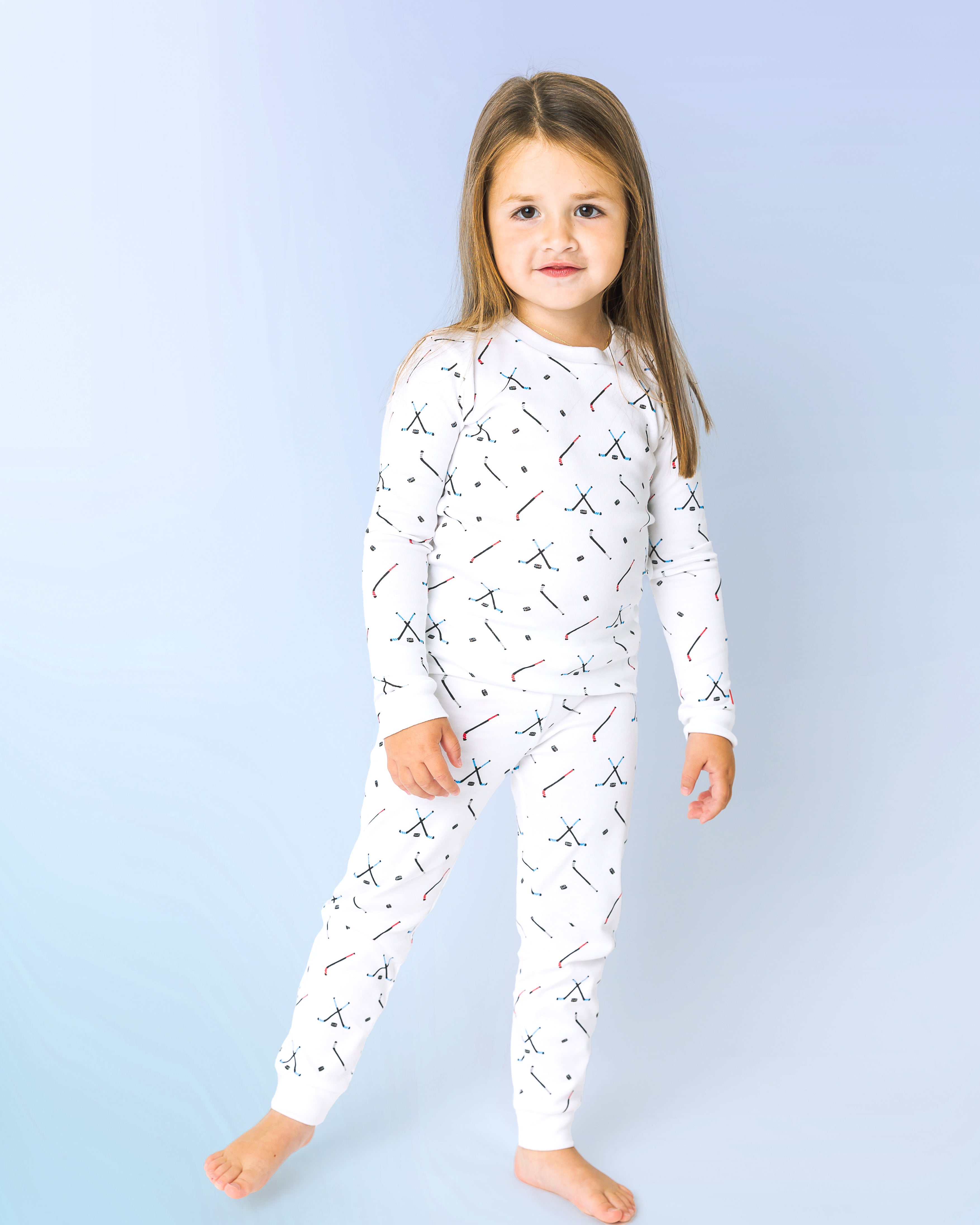 The Organic Long Sleeve Pajama Set [Slapshot]