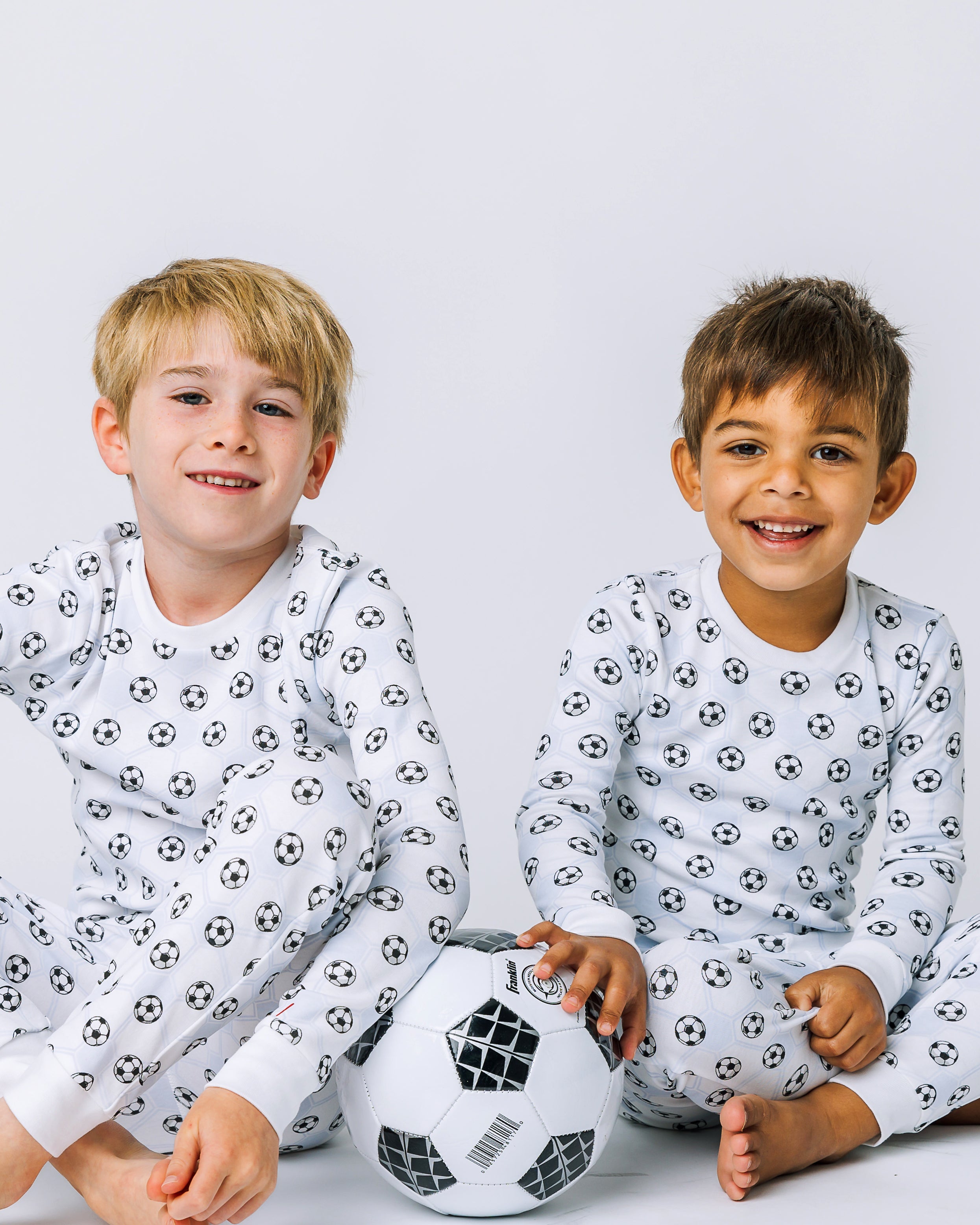 The Organic Long Sleeve Pajama Set [Soccer]