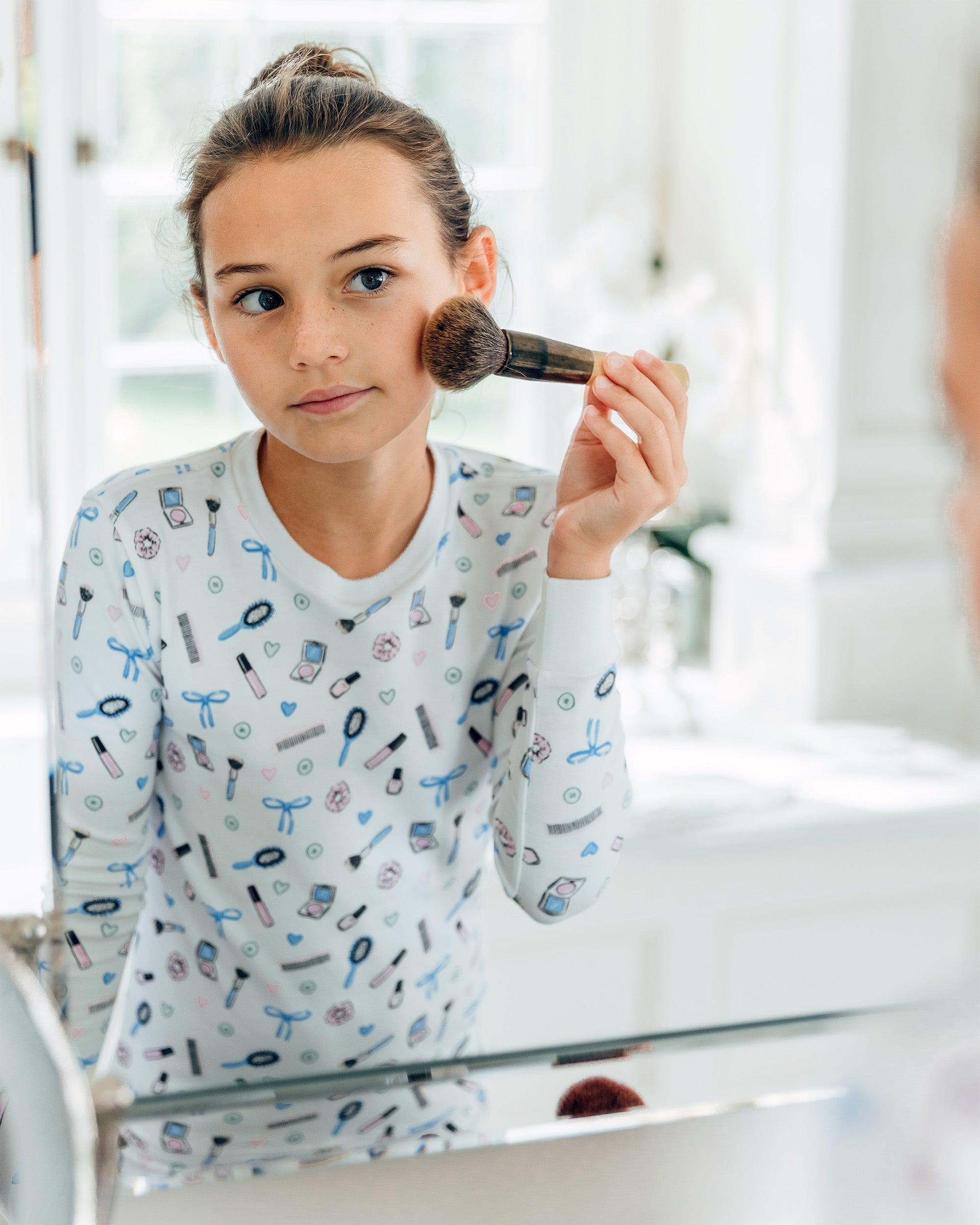 The Organic Long Sleeve Pajama Set [Spa Day]