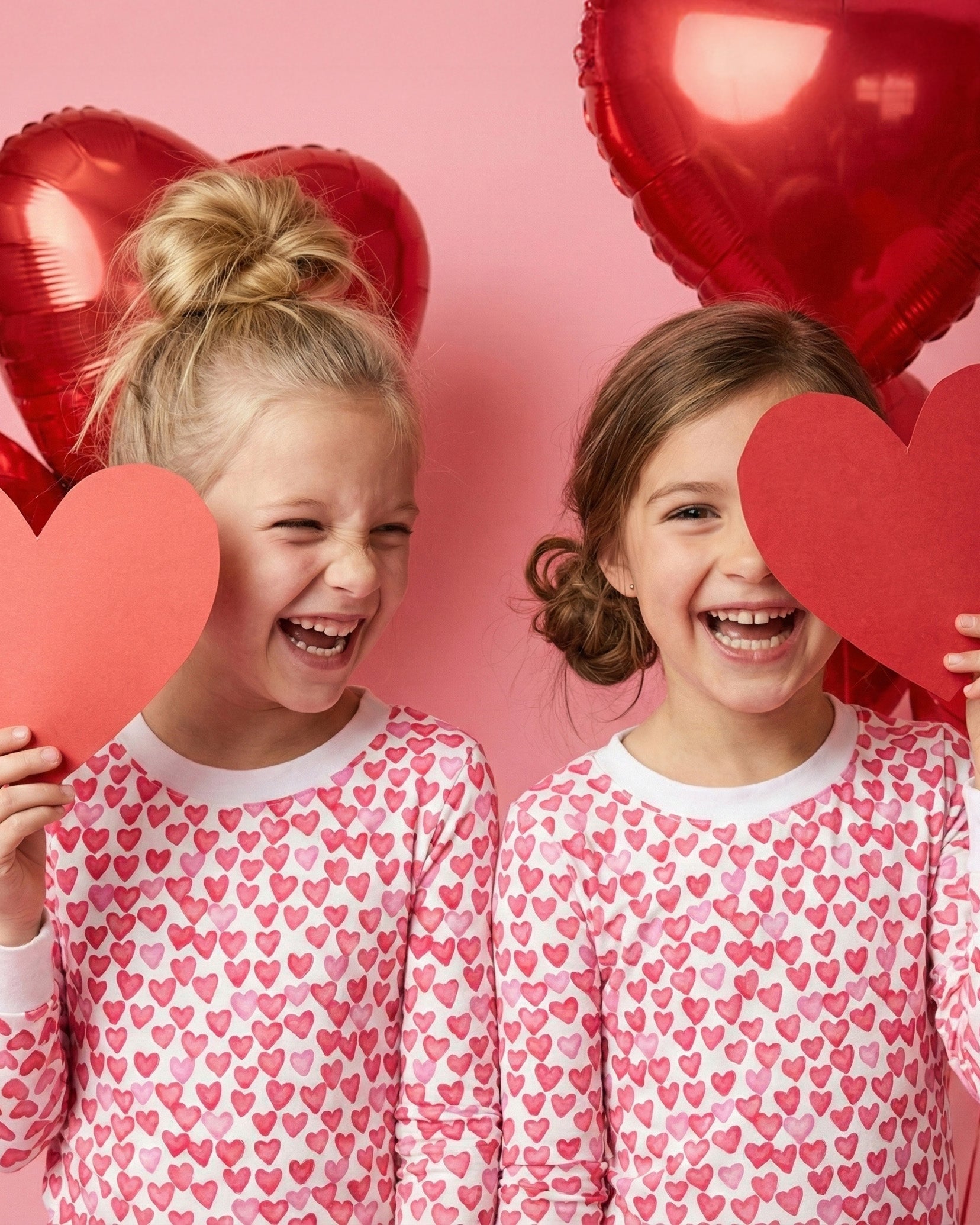 The Organic Long Sleeve Pajama Set [Sweethearts]