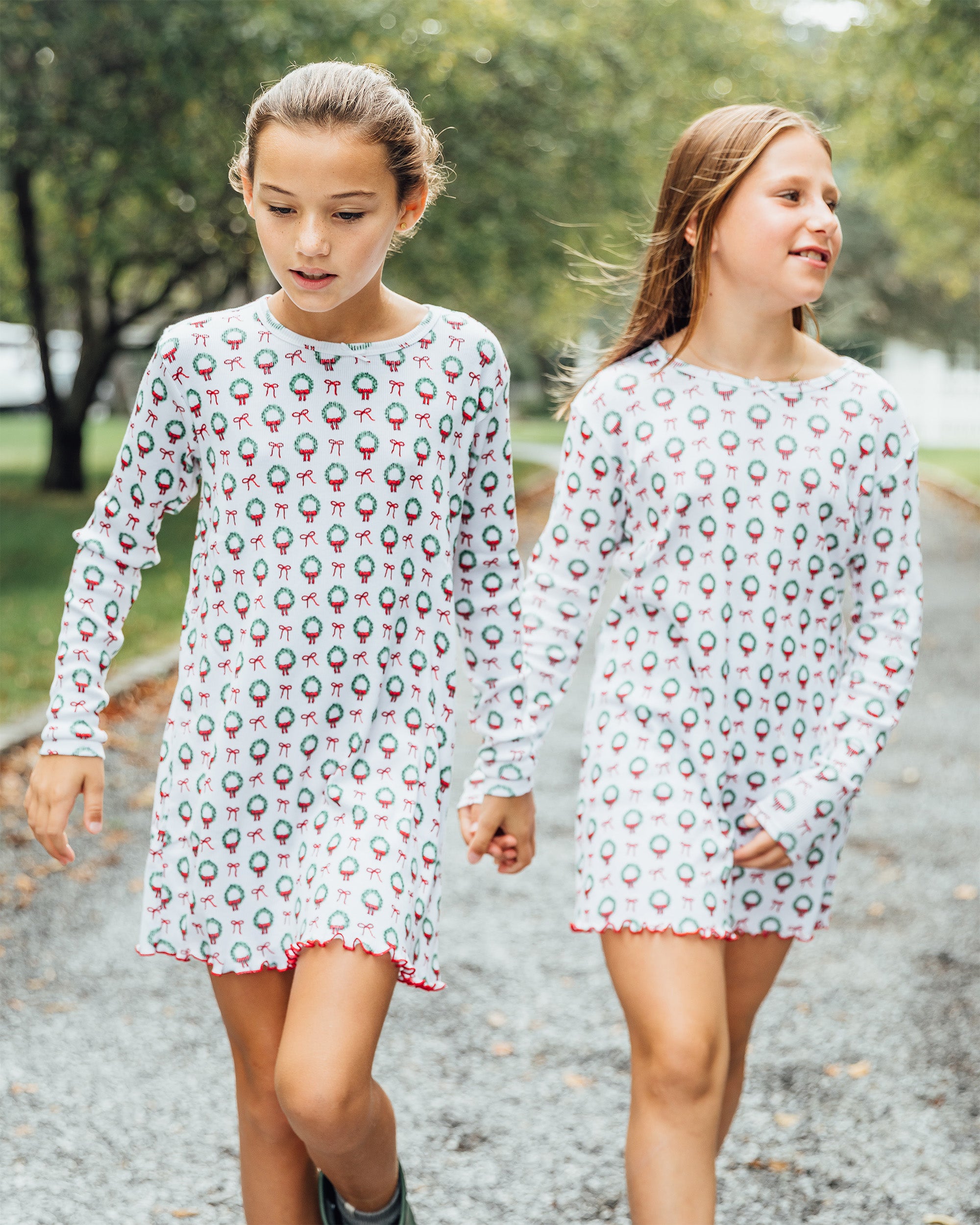 The Organic Rib Long Sleeve Dress [Fa La La]
