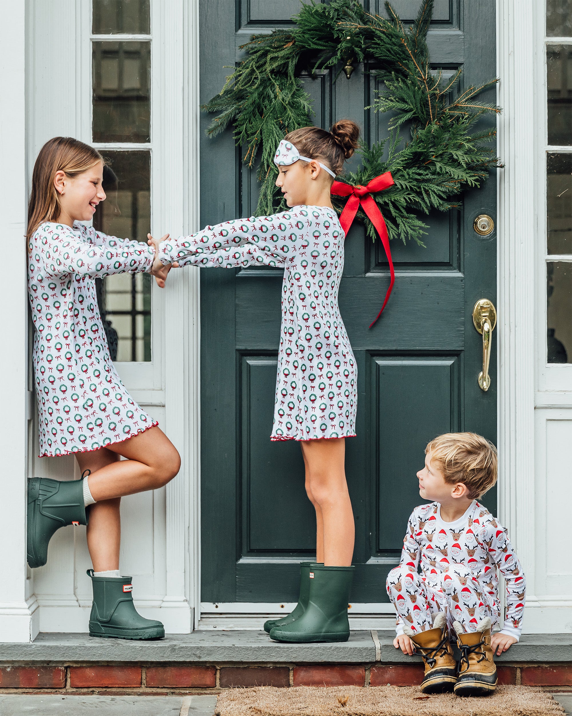 The Organic Rib Long Sleeve Dress [Fa La La]