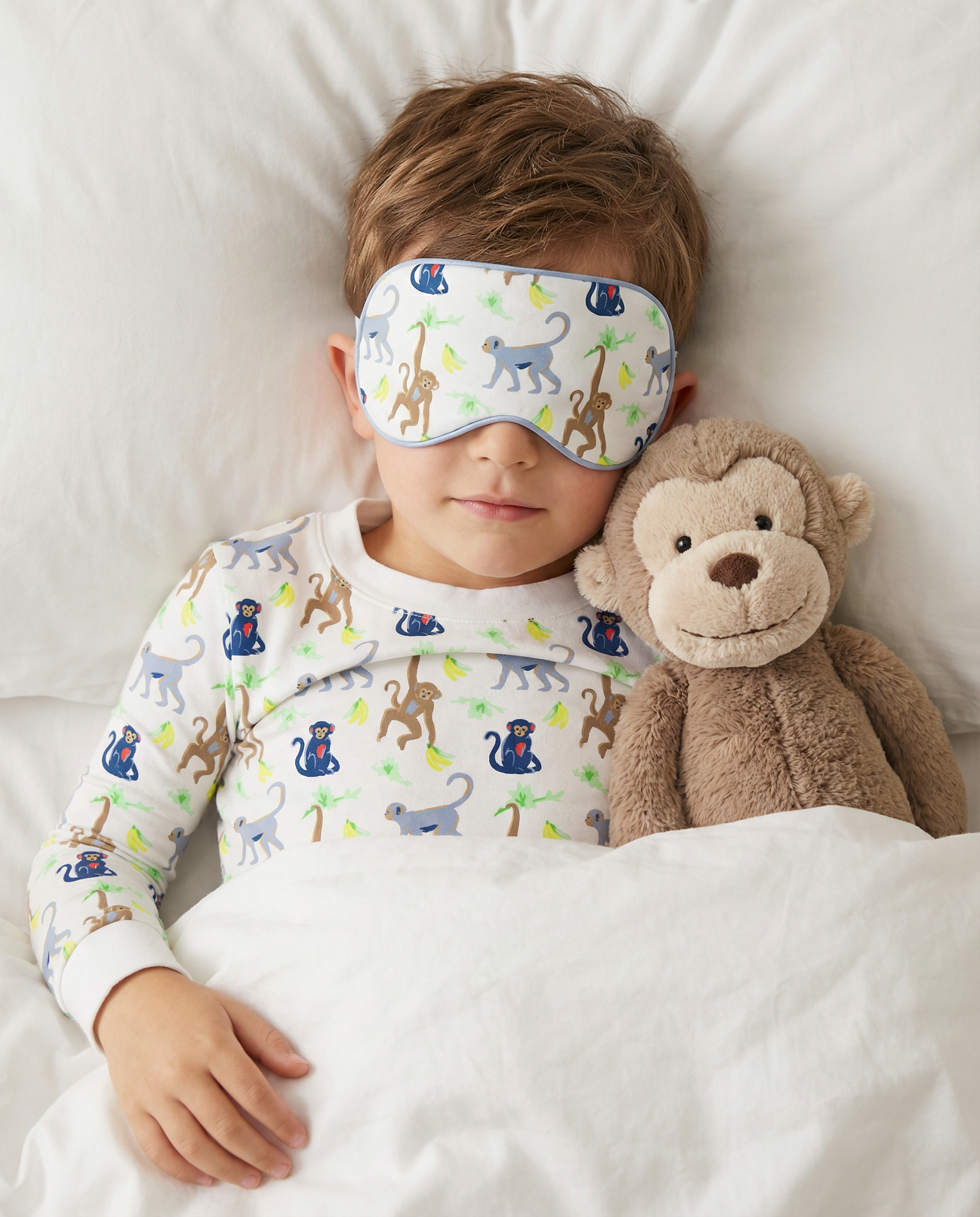 The Organic Long Sleeve Pajama Set [Monkeying Around]