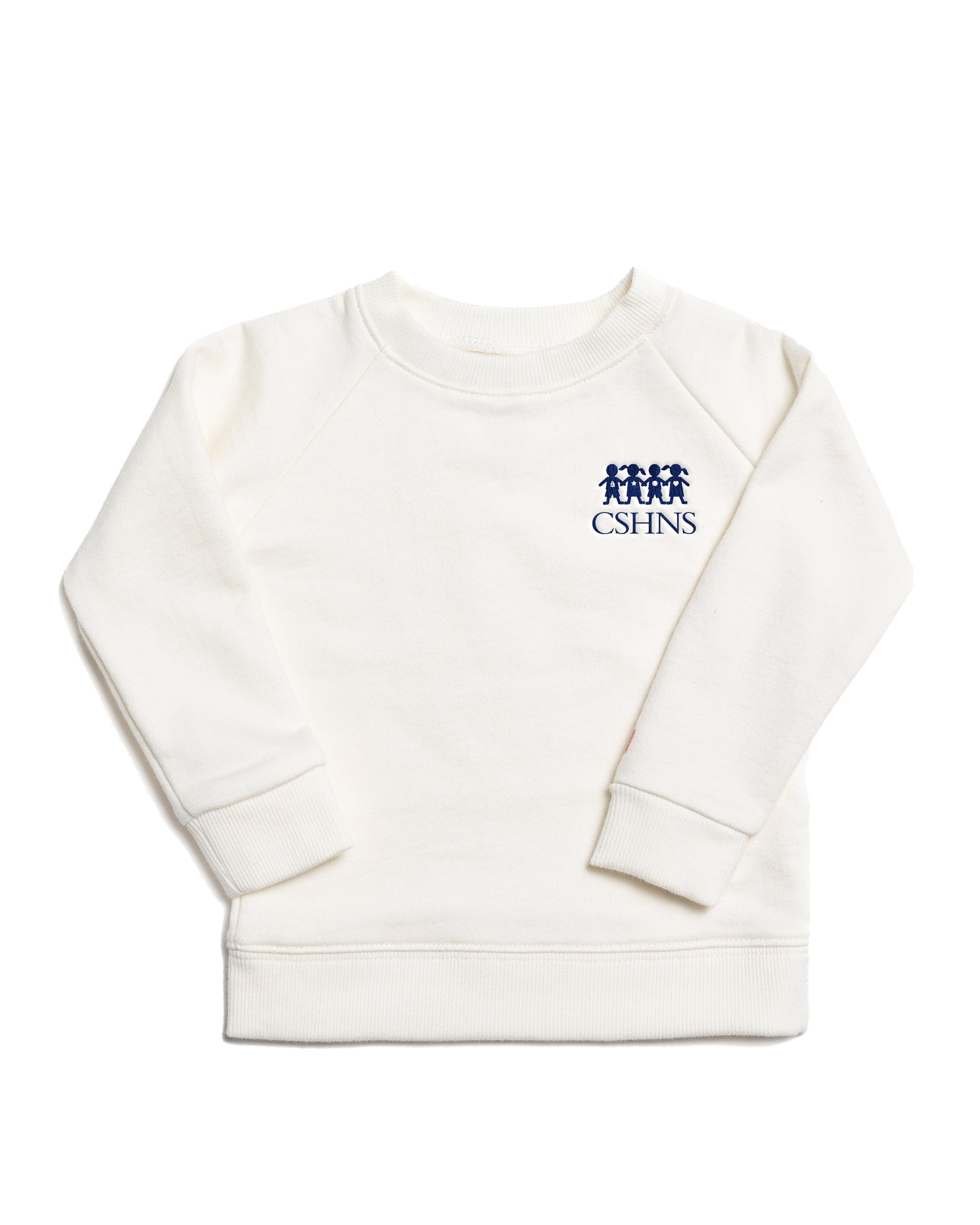 CSHNS Organic Embroidered Pullover Sweatshirt [Cream]