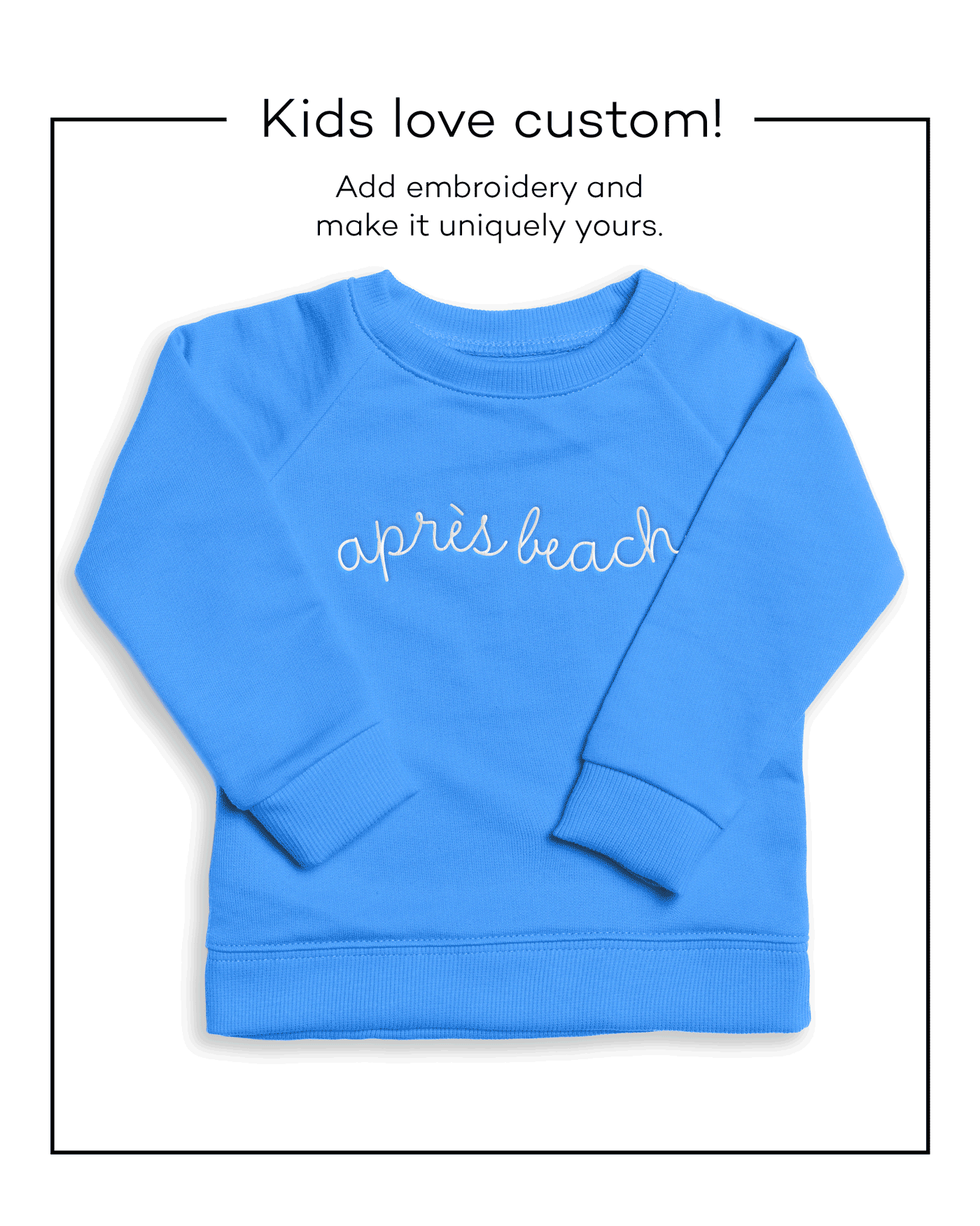 The Organic Pullover Sweatshirt [Marine Blue]