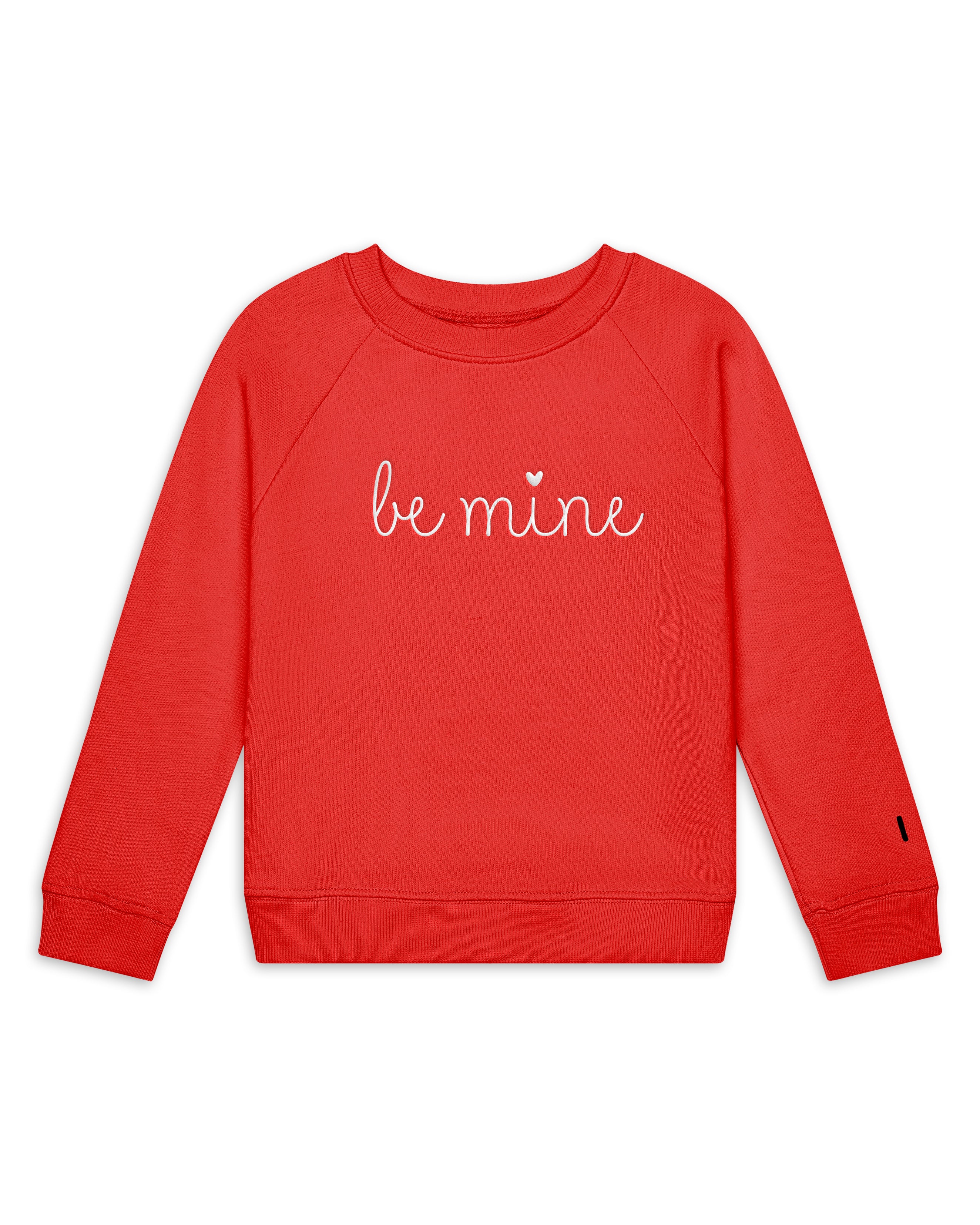 The Organic Pullover Sweatshirt Be Mine [Poppy]