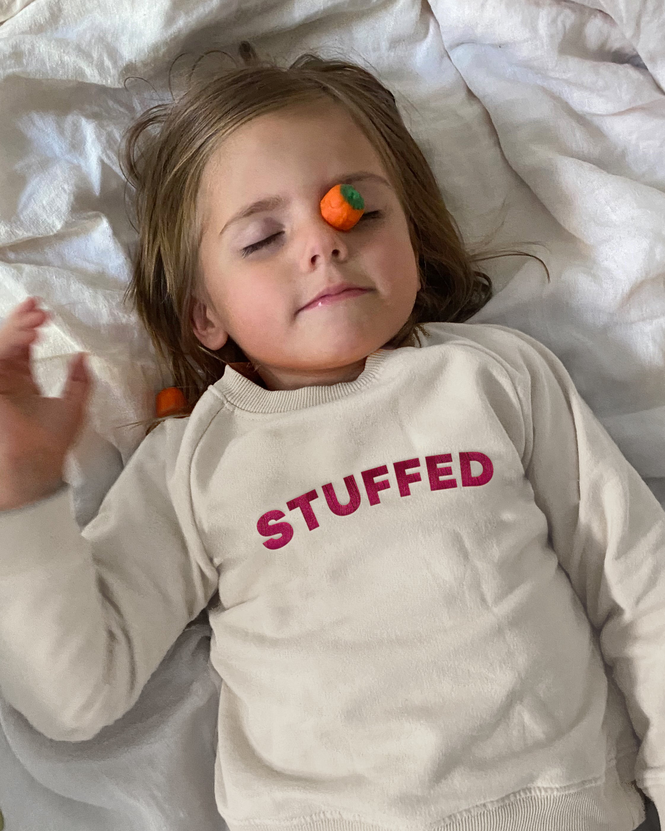 The Organic Pullover Sweatshirt [Cream Stuffed]