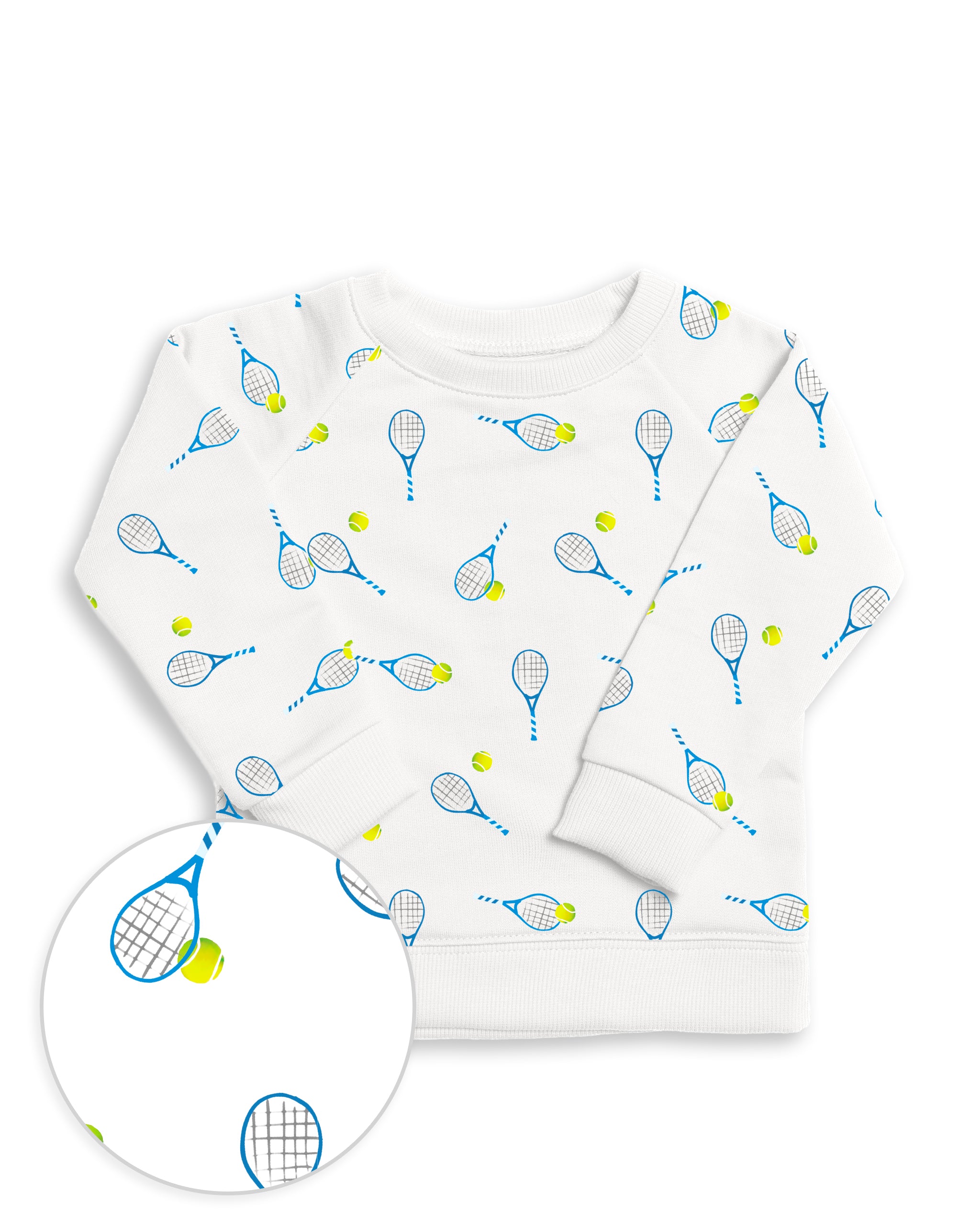 The Organic Printed Pullover Sweatshirt [Tennis Grand Slam]