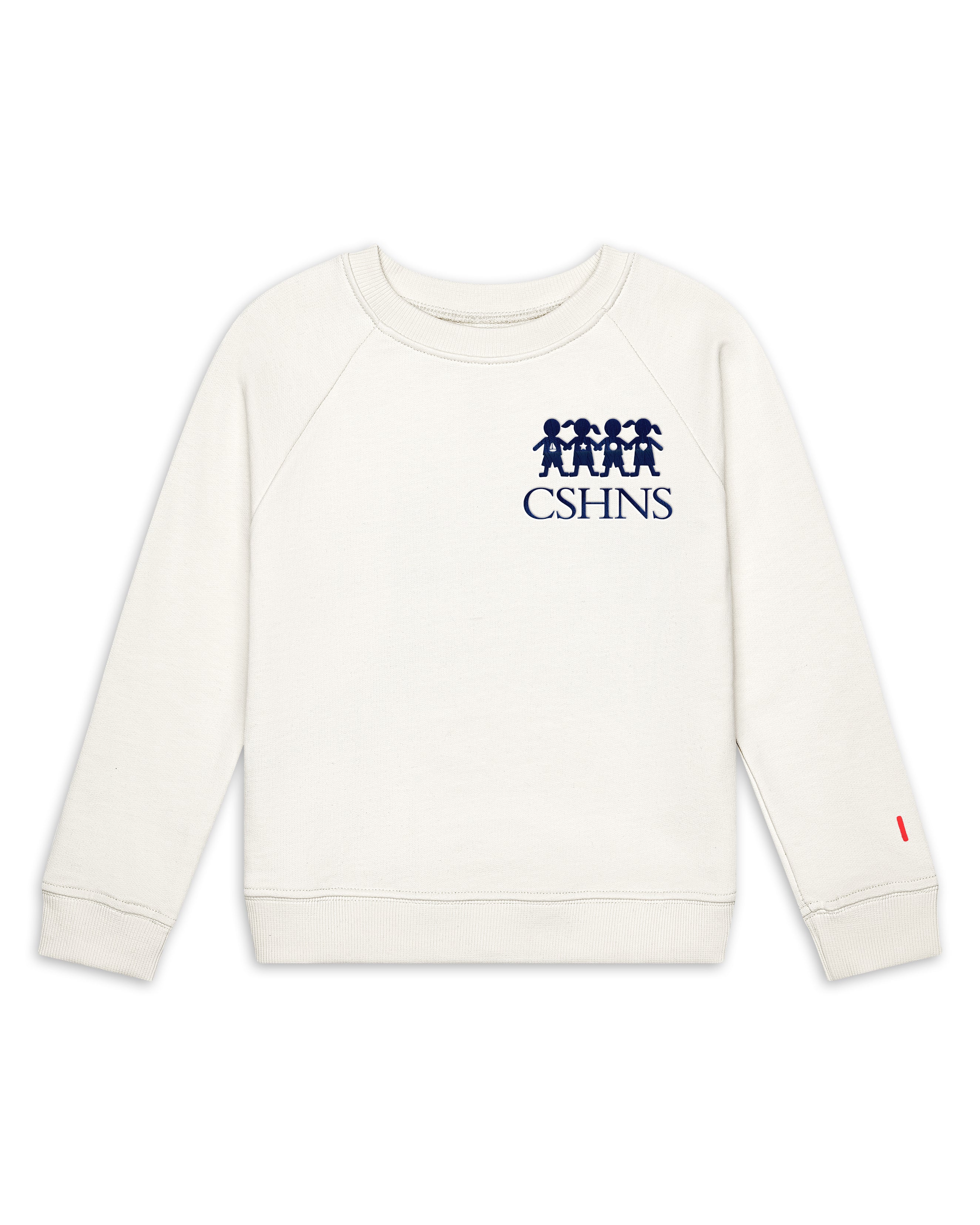 CSHNS Organic Embroidered Pullover Sweatshirt [Cream]