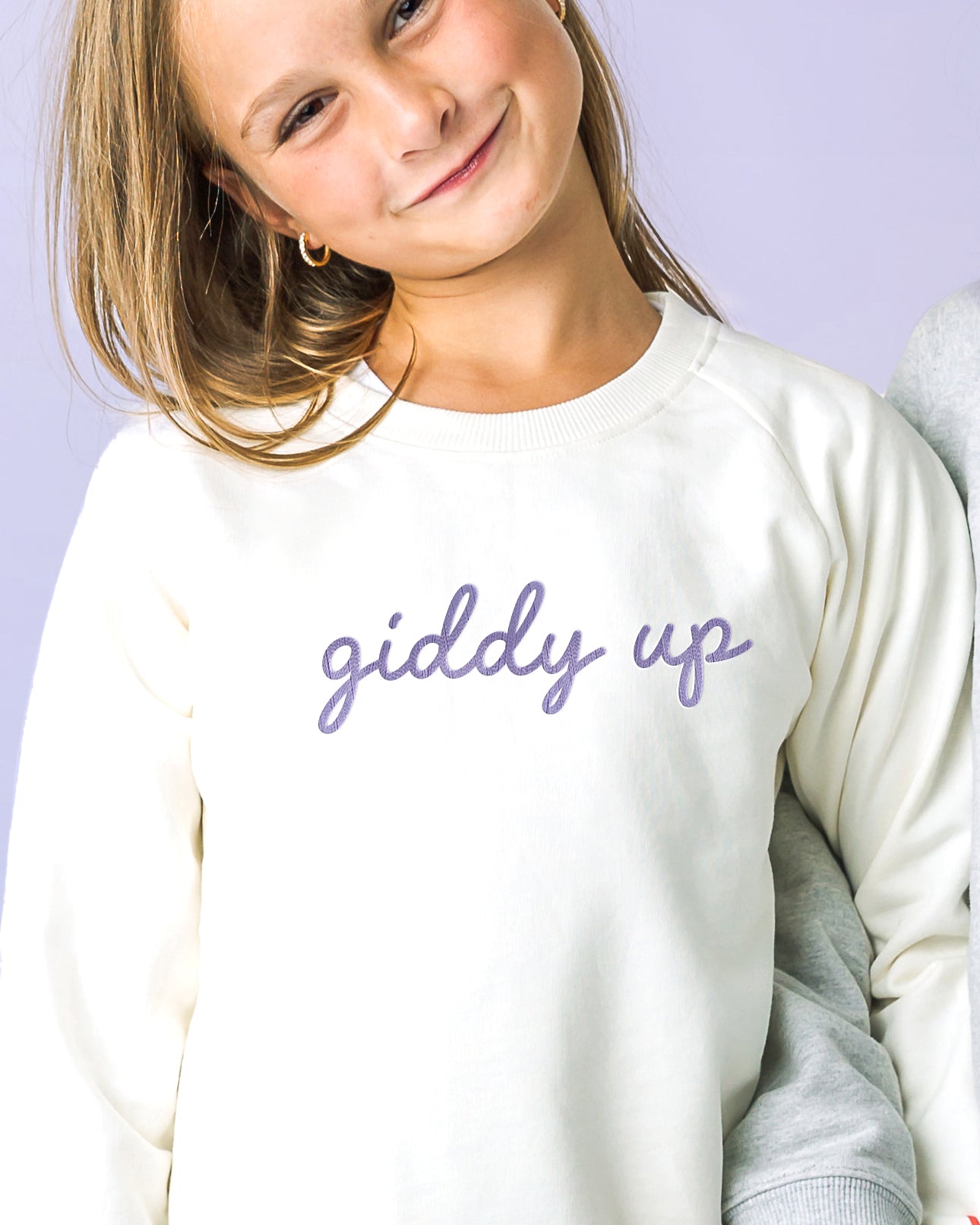 The Organic Pullover Sweatshirt Giddy Up [Cream]