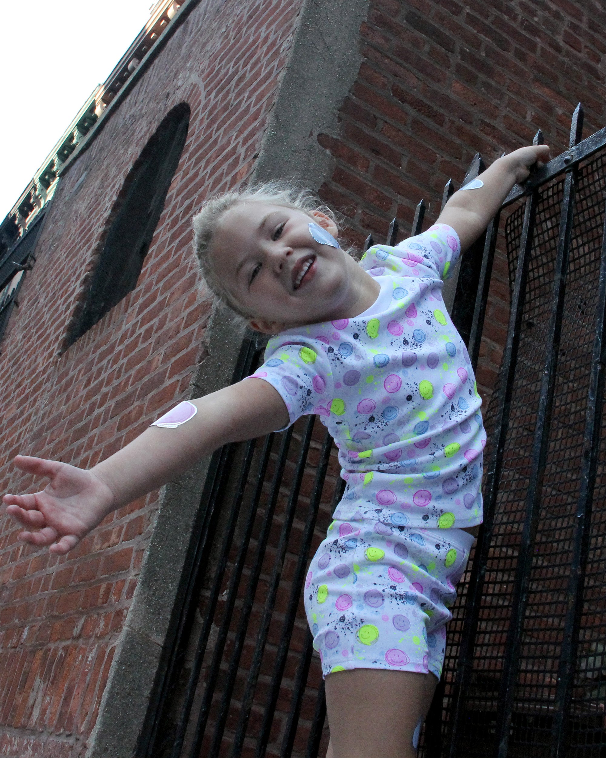 The Organic Short Sleeve Pajama Set [Smile]