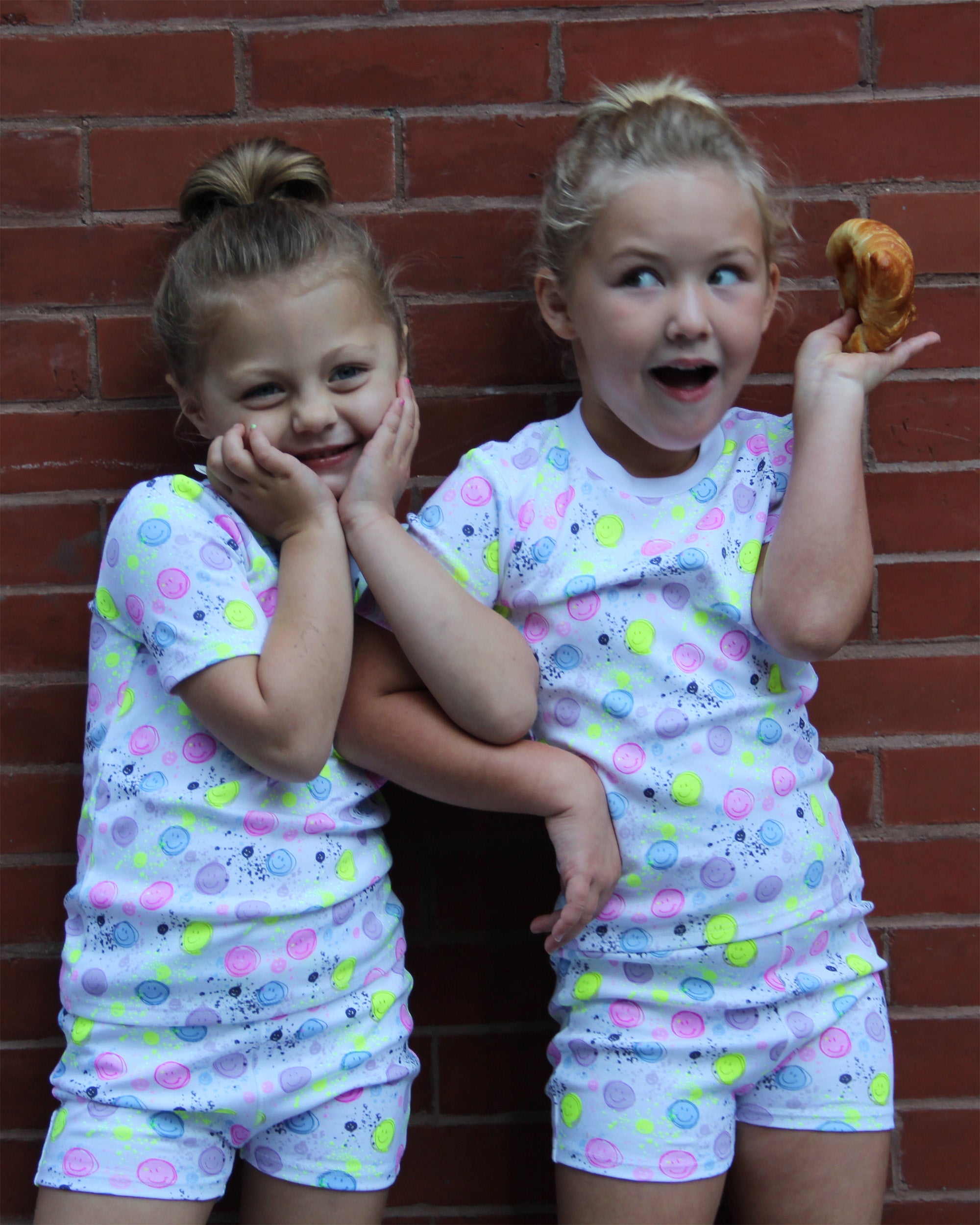 The Organic Short Sleeve Pajama Set [Smile]