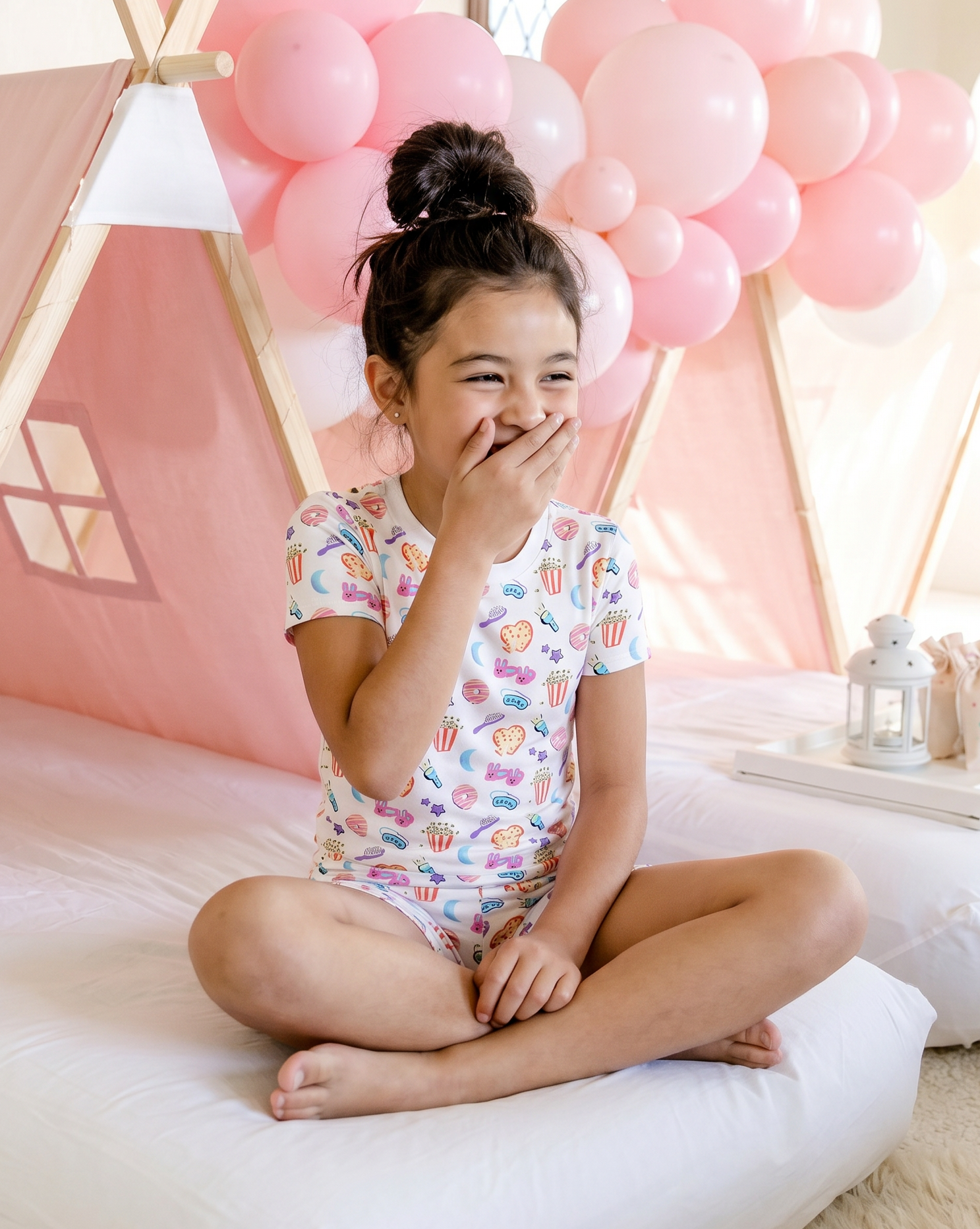 The Organic Short Sleeve Pajama Set [Sleepover]