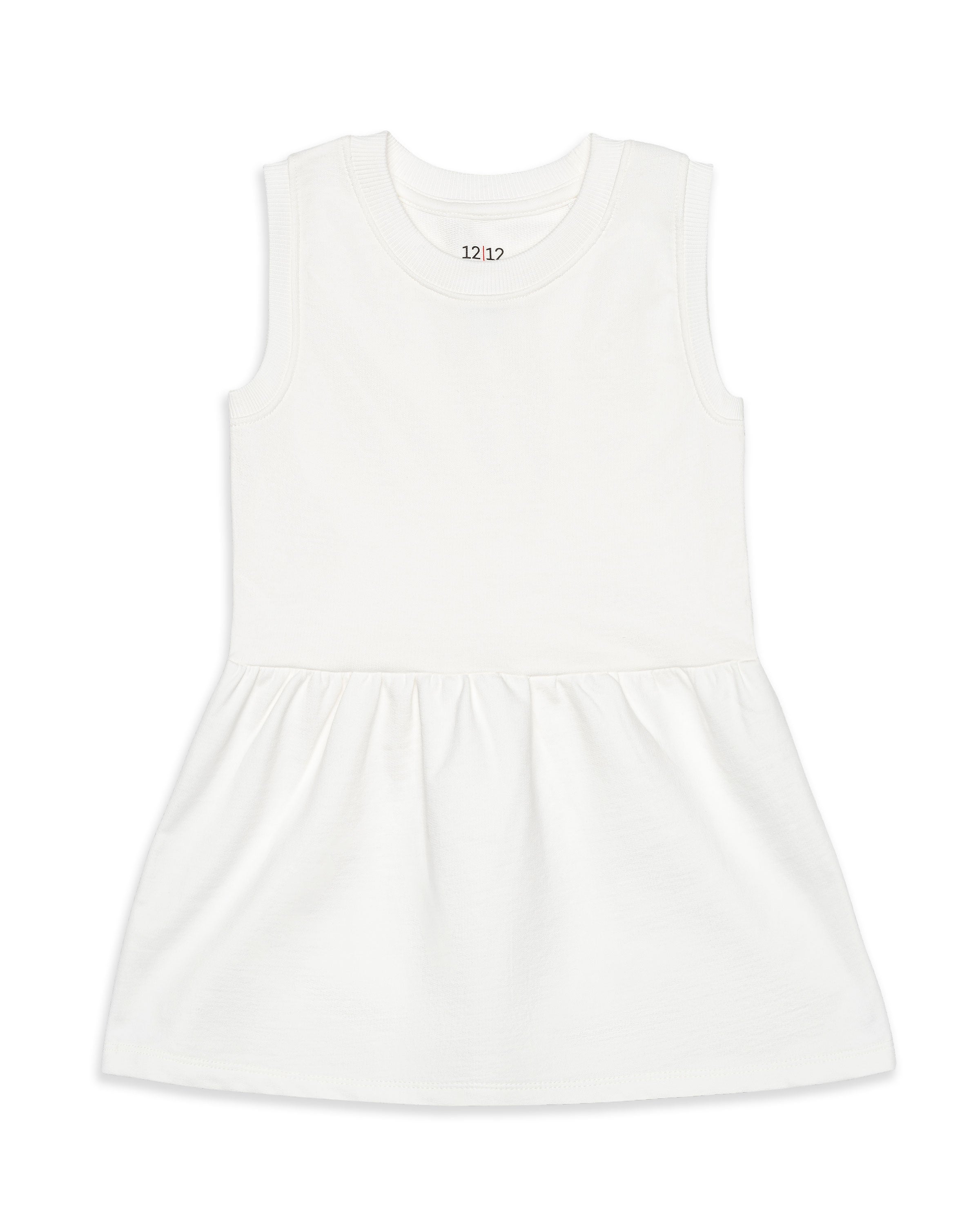 The Organic Tank Terry Dress [White]