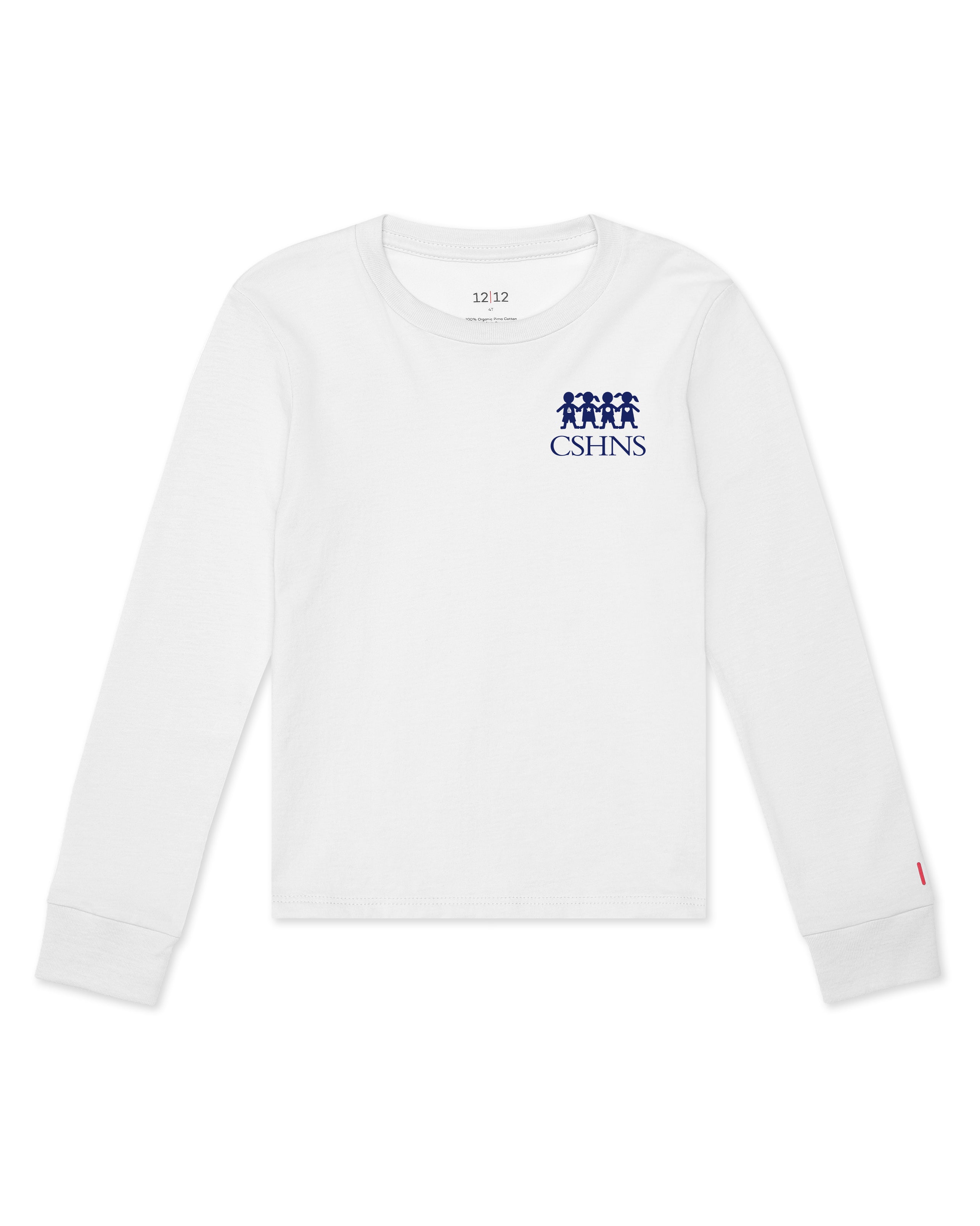 CSHNS Organic Long Sleeve Tee [White]