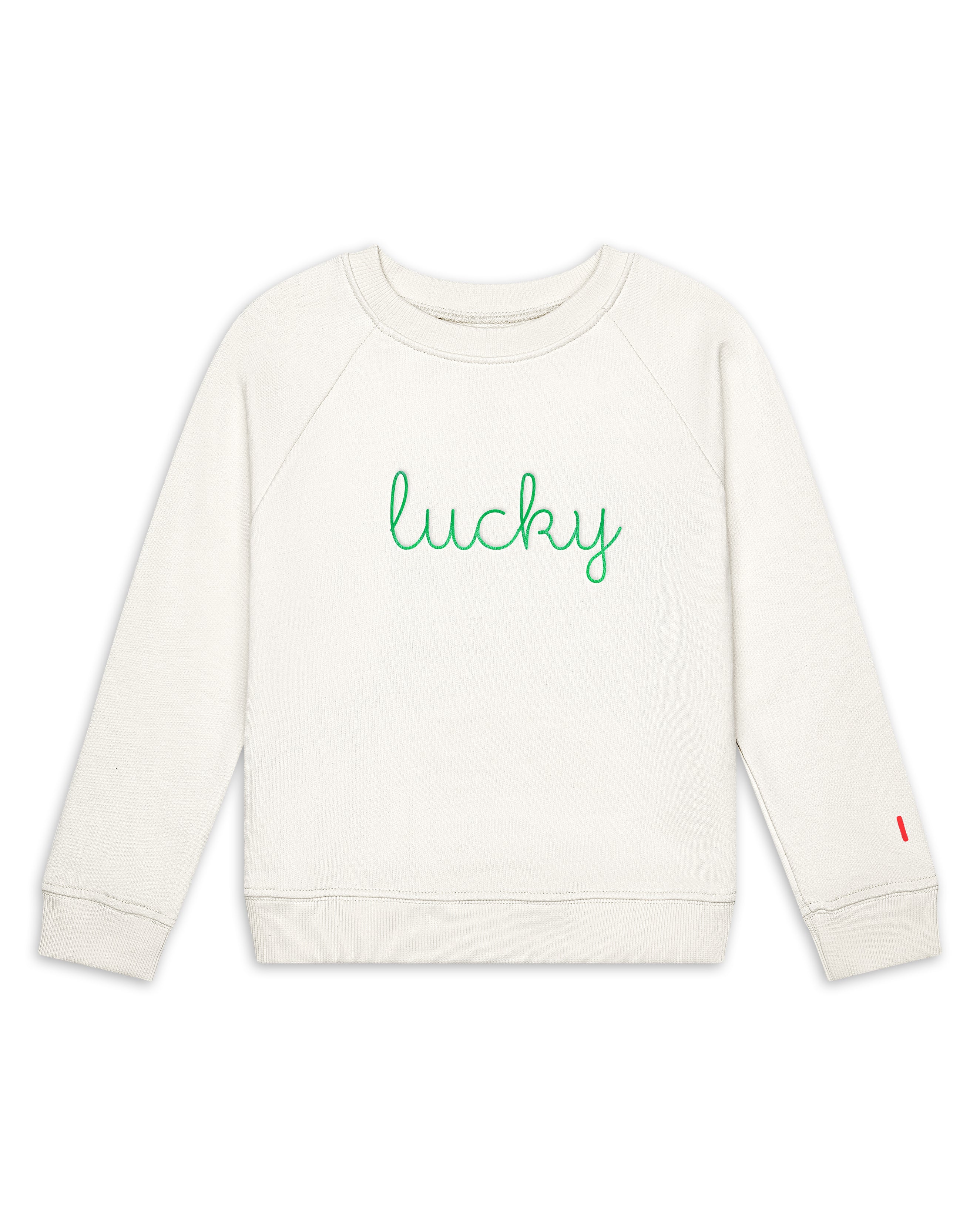 The Organic Pullover Sweatshirt Lucky [Cream]