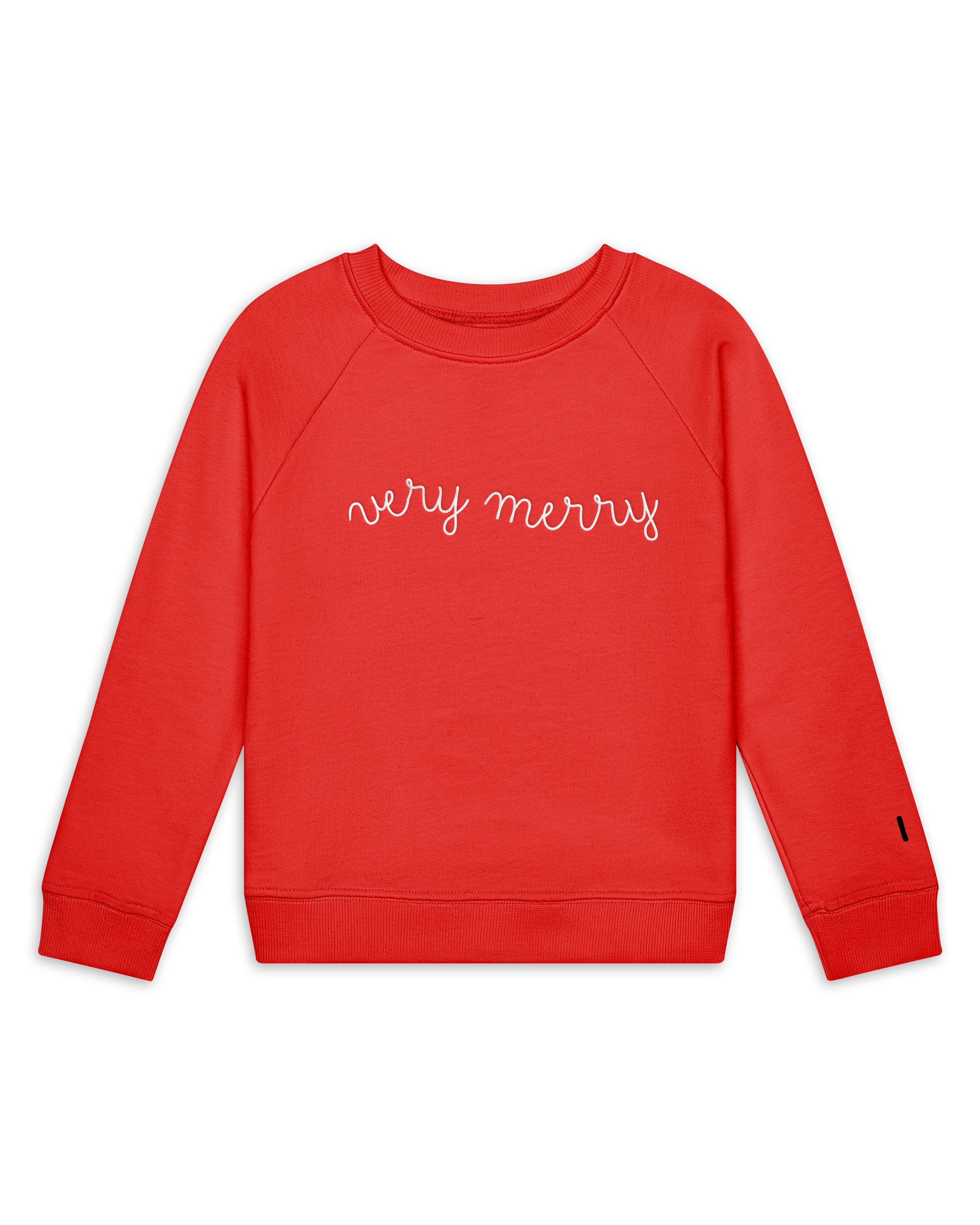 The Organic Pullover Sweatshirt Very Merry [Poppy]