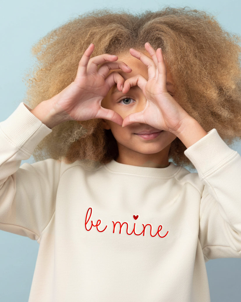 The Organic Pullover Sweatshirt Be Mine [Cream]