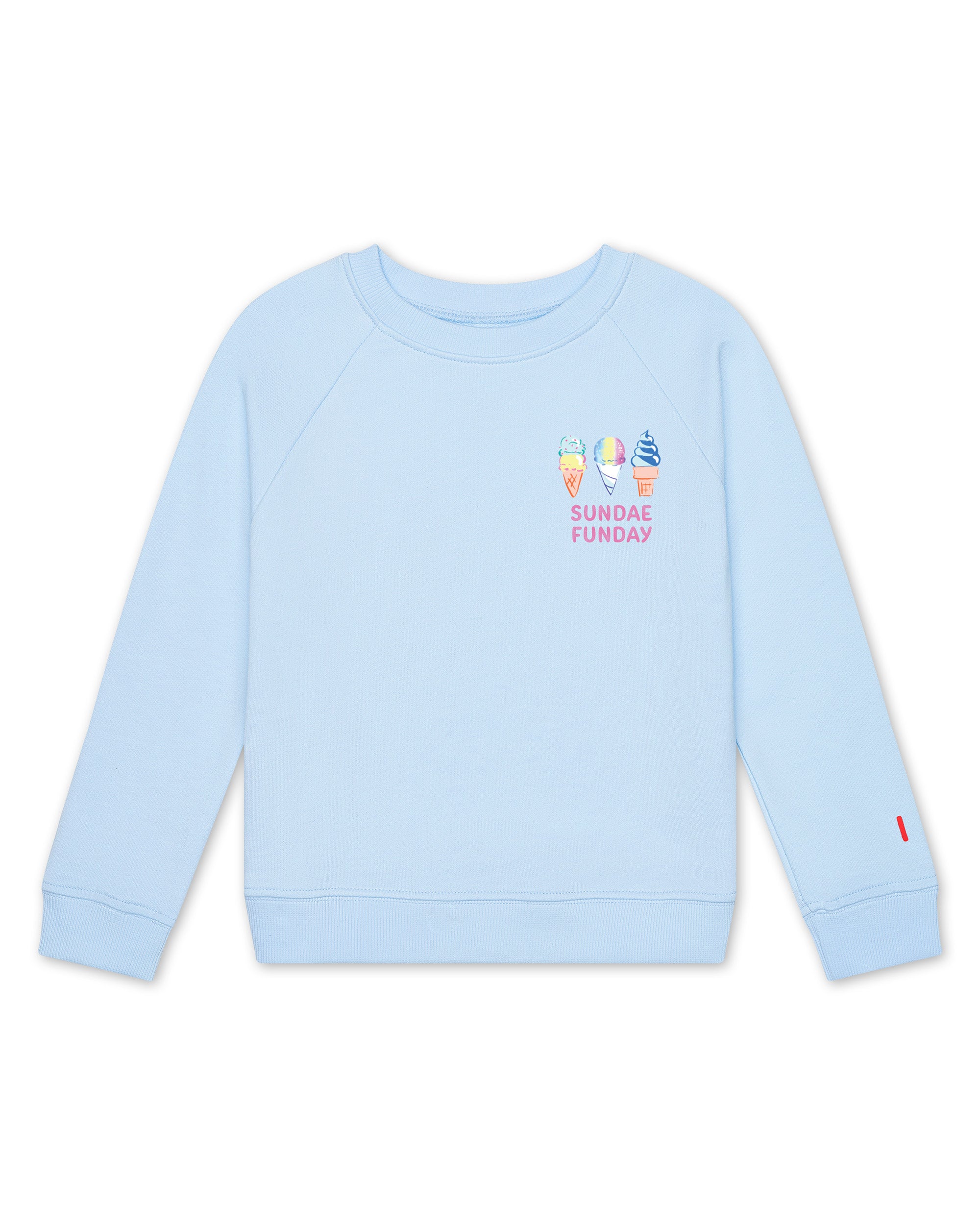 The Organic Pullover Sweatshirt Graphic Print [Ice Water Sundae Funday]
