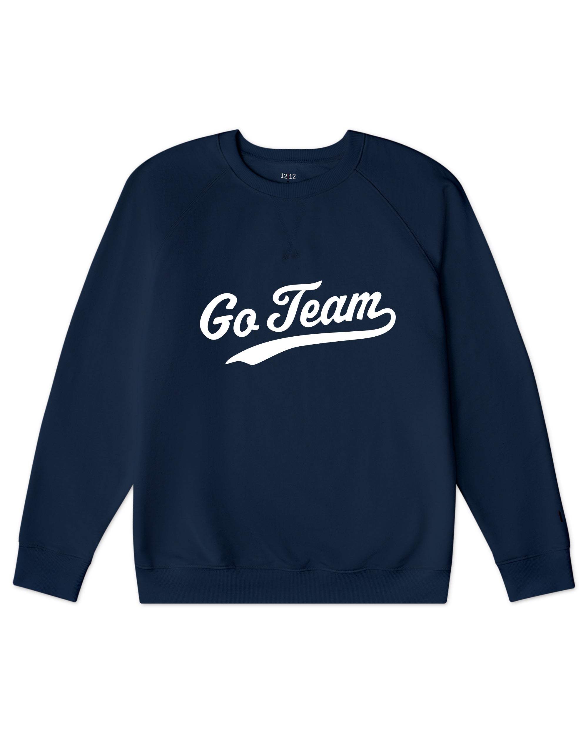 Women's Organic Pullover Sweatshirt Go Team [Navy]